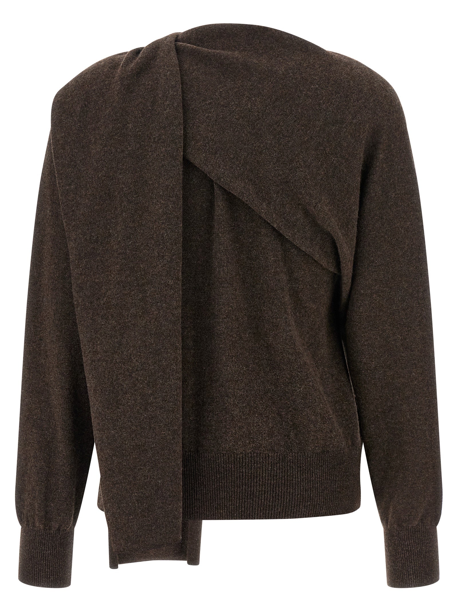 Ferragamo Brauner Kaschmir-Strickjacke