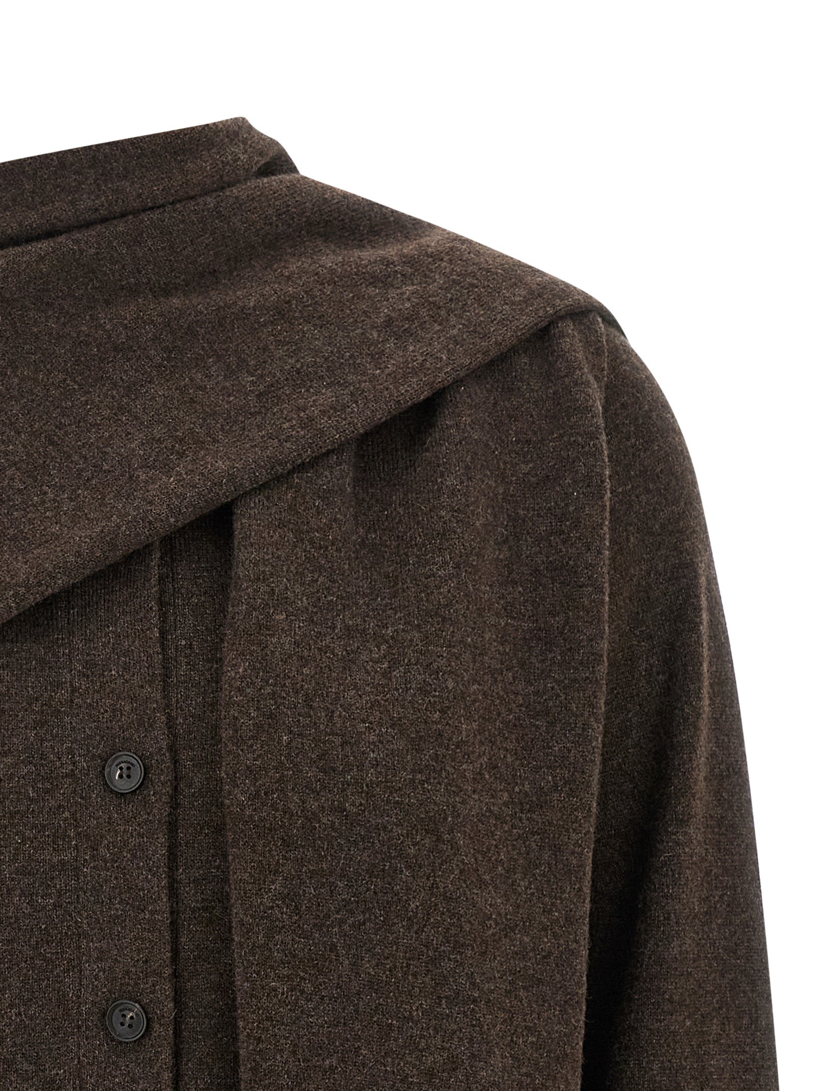 Ferragamo Brauner Kaschmir-Strickjacke