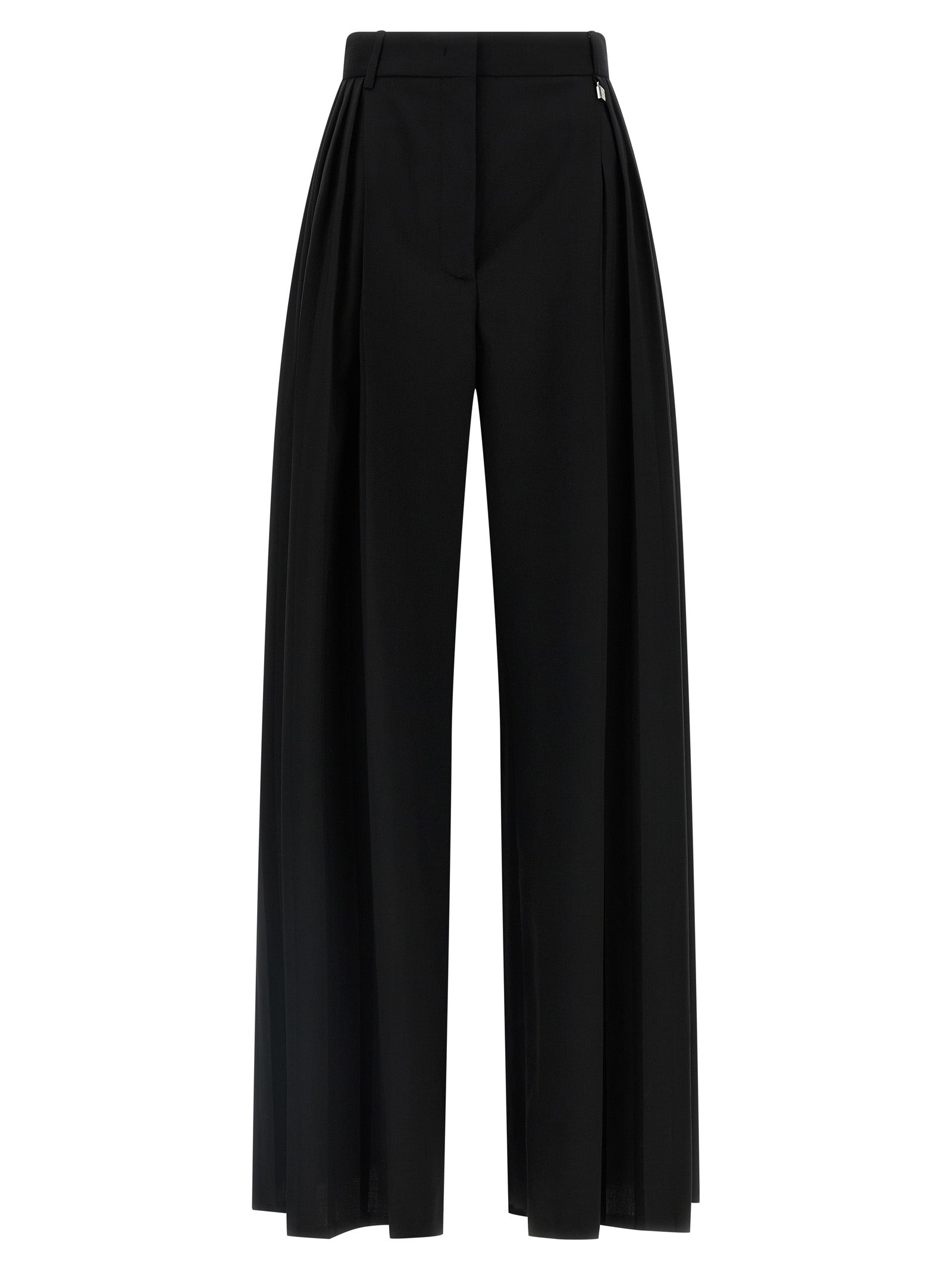 Giuseppe Di Morabito Schwarze Hose aus reiner Schurwolle