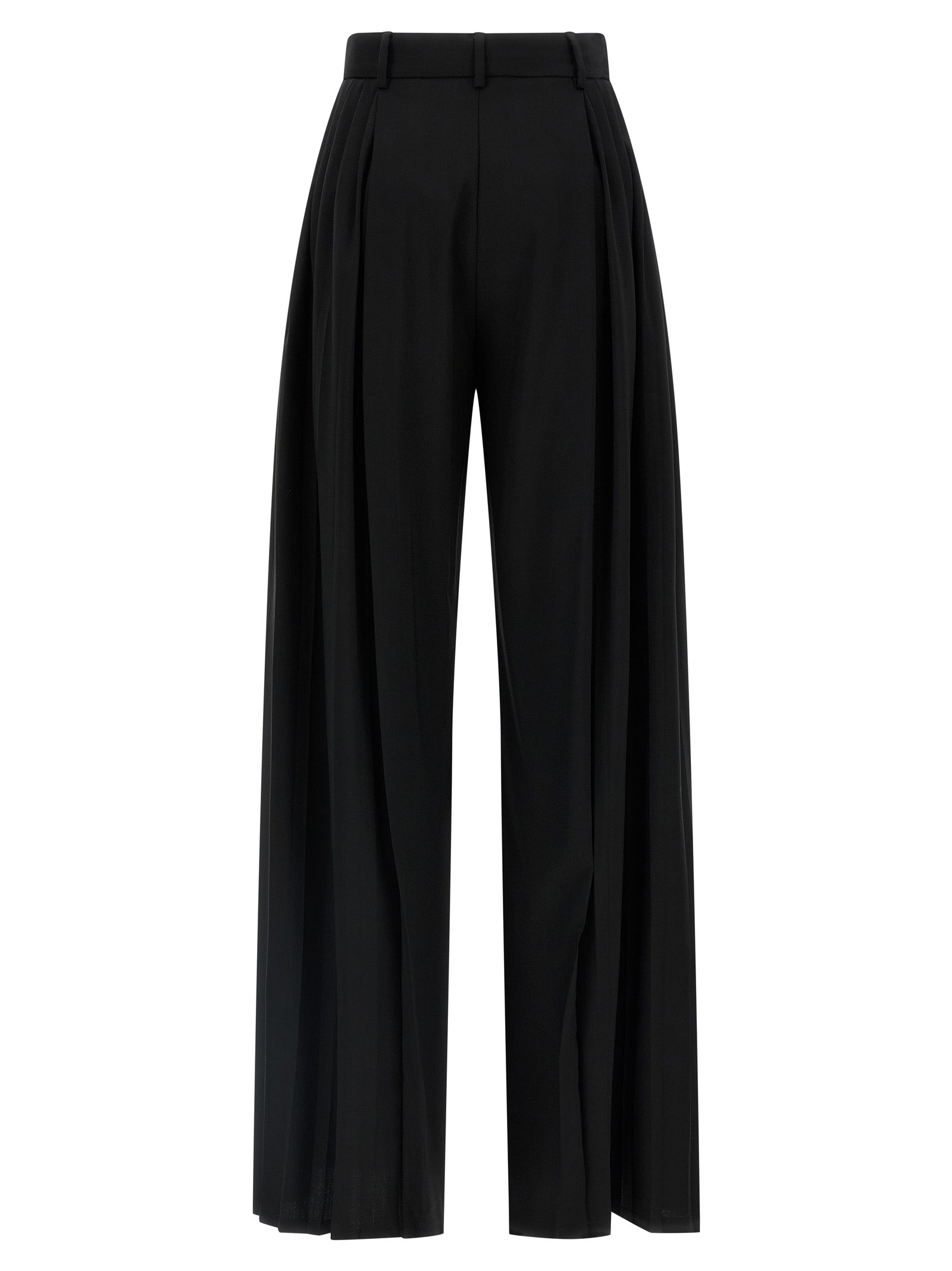 Giuseppe Di Morabito Schwarze Hose aus reiner Schurwolle