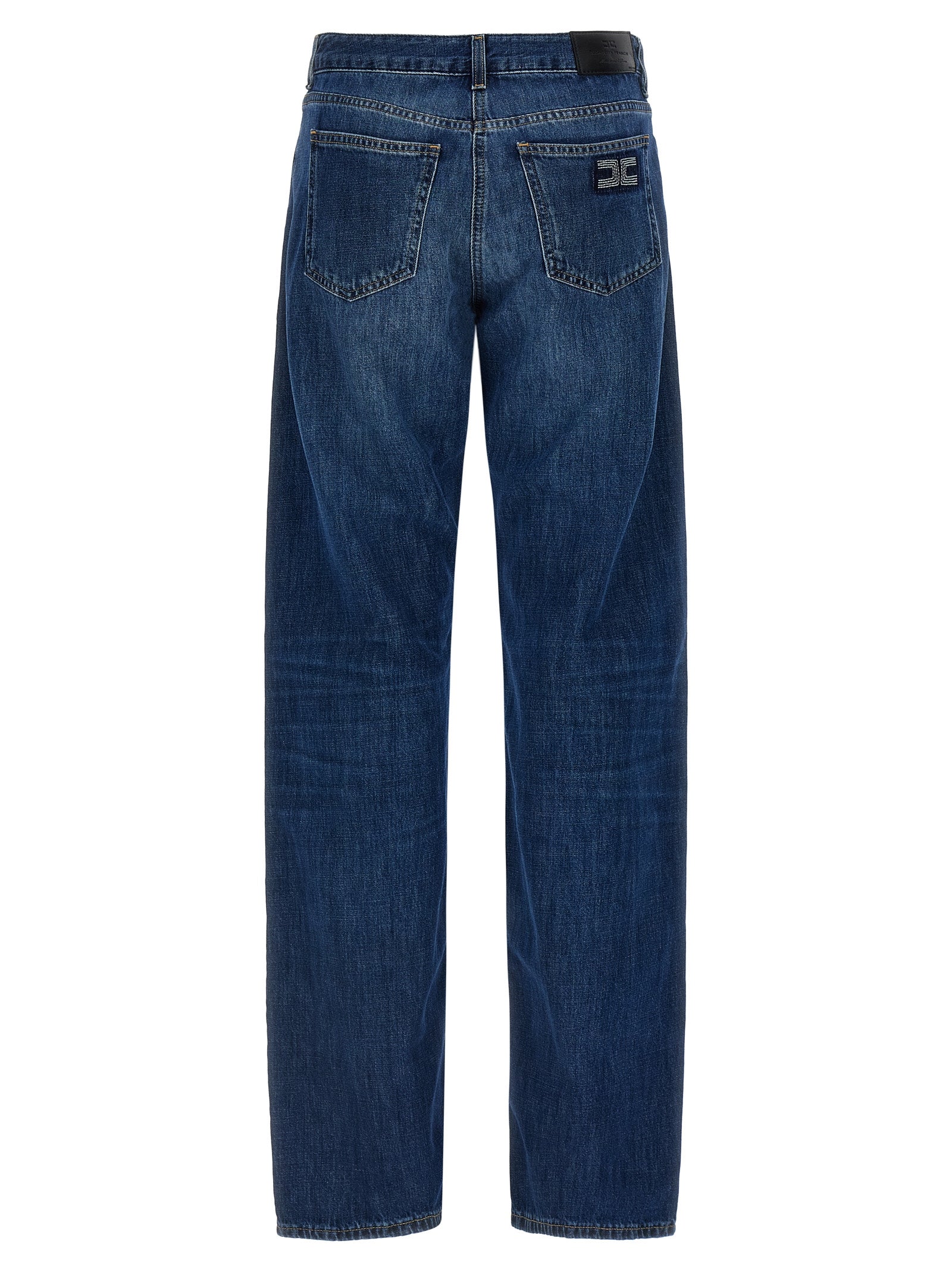 Elisabetta Franchi Blaue Baumwolljeans Denim