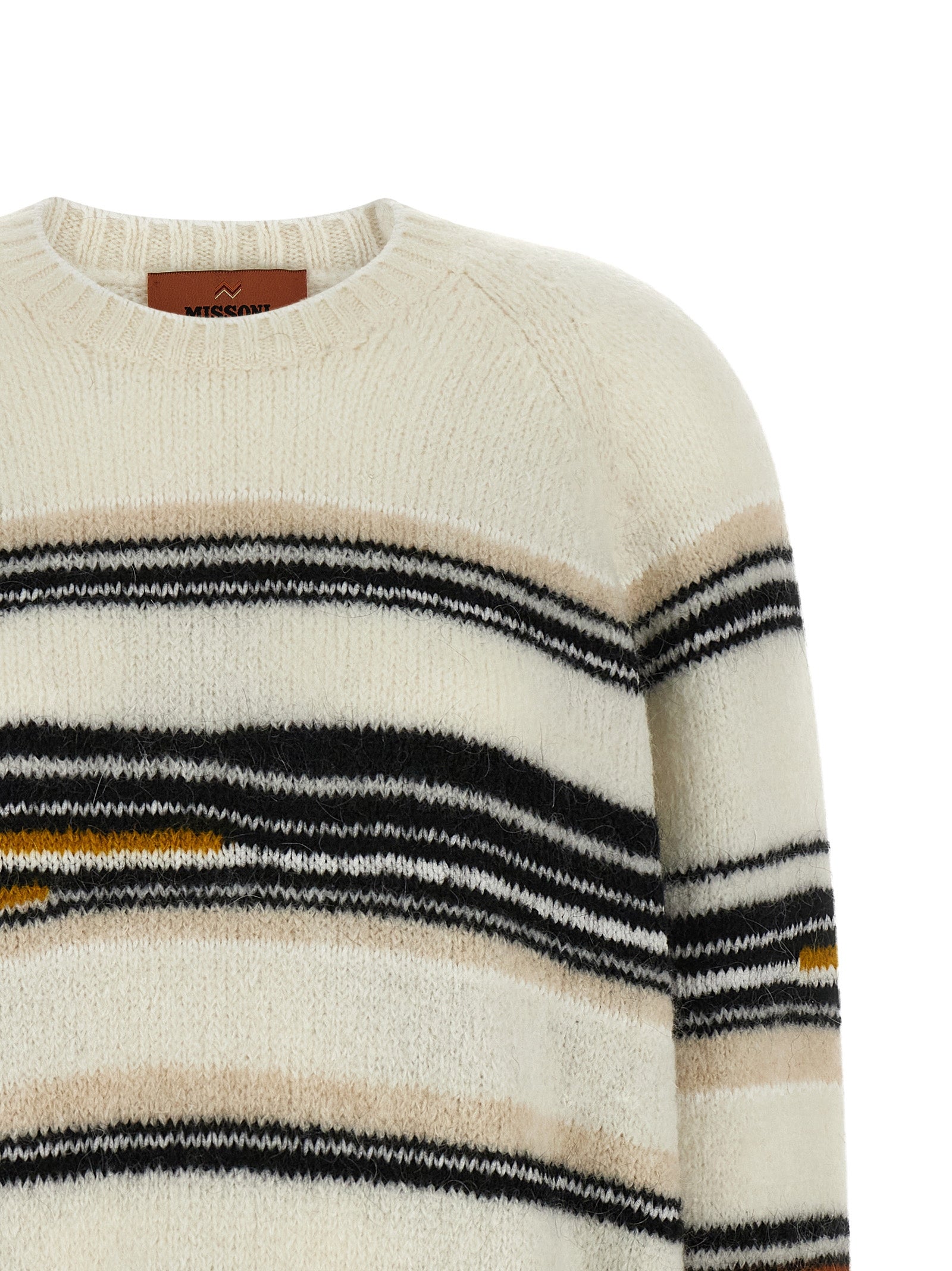 Missoni Weiße Strickjacke aus Polyester