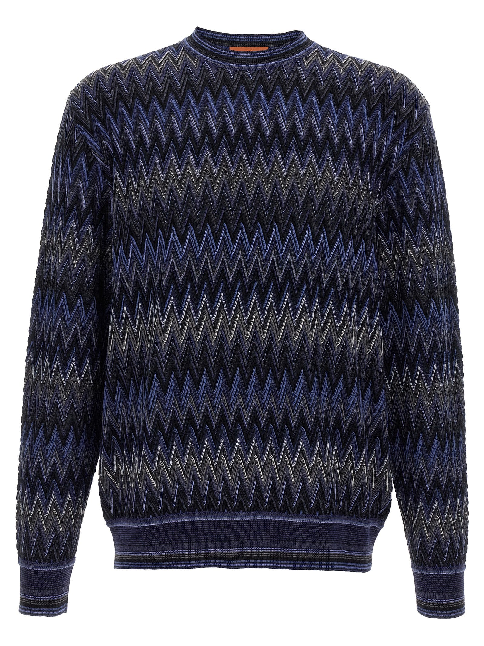 Missoni Blauer Wollcardigan