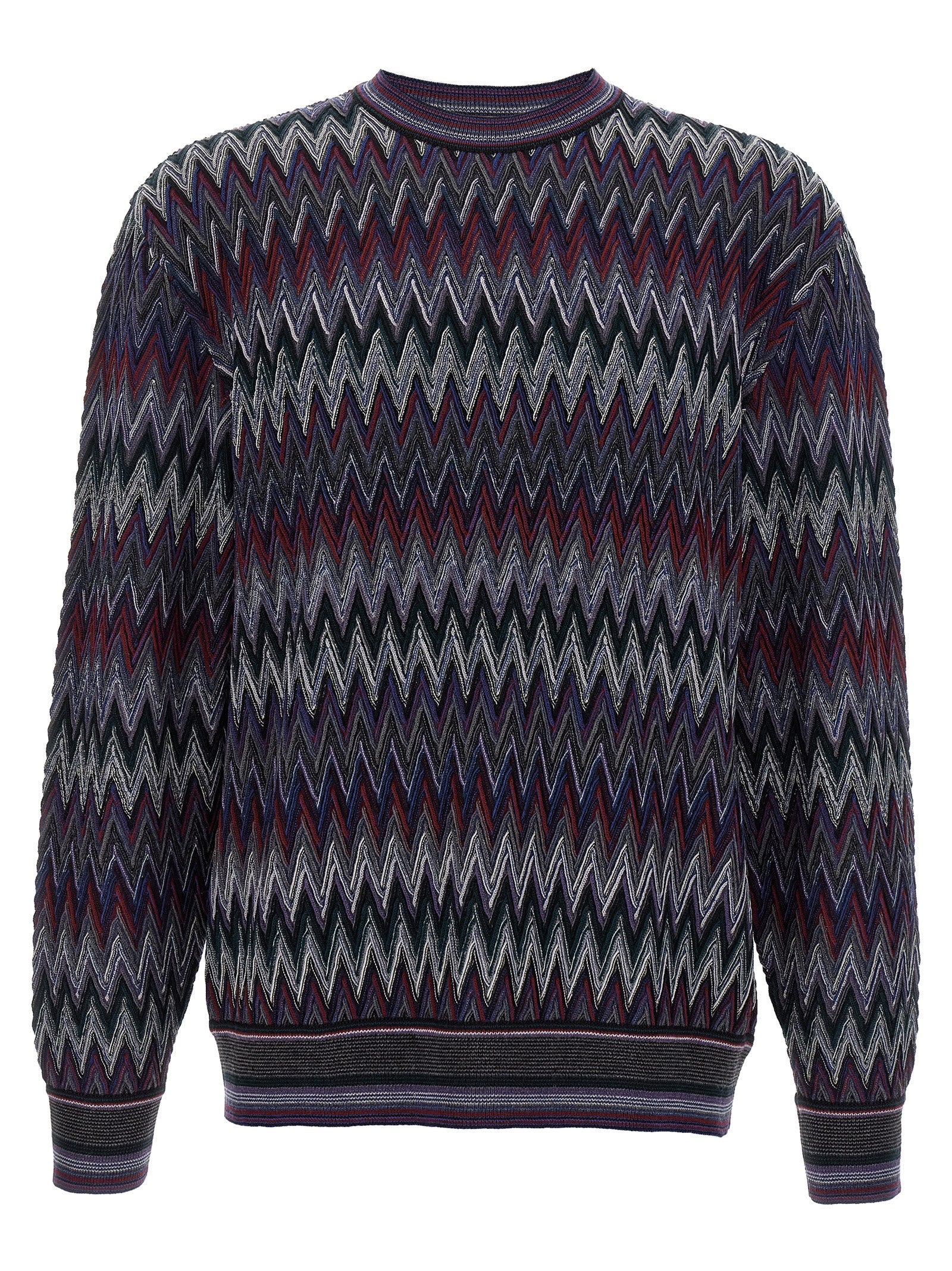 Missoni Blauer Wollcardigan