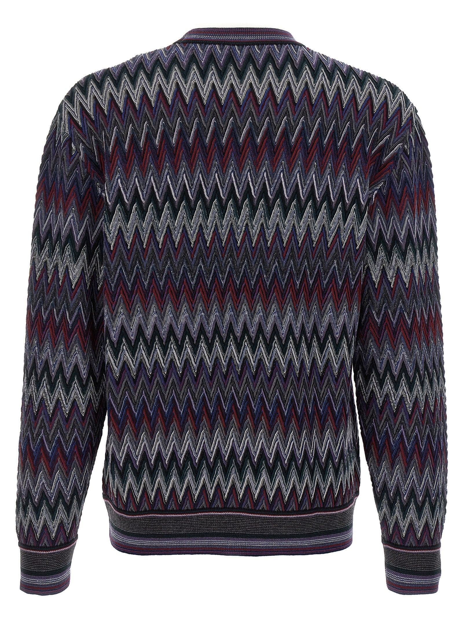 Missoni Blauer Wollcardigan