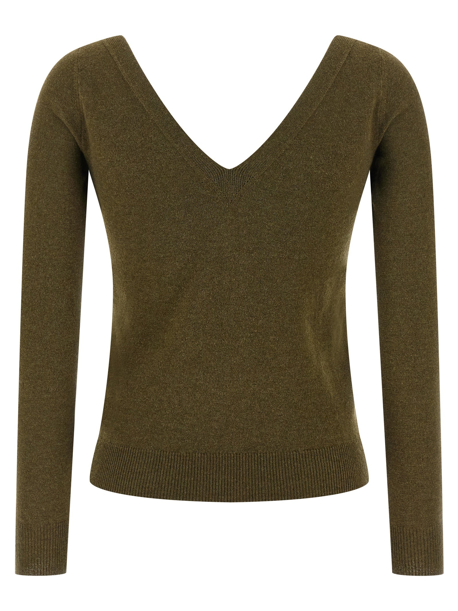 Saint Laurent Zweifarbige Kaschmir-Strickjacke
