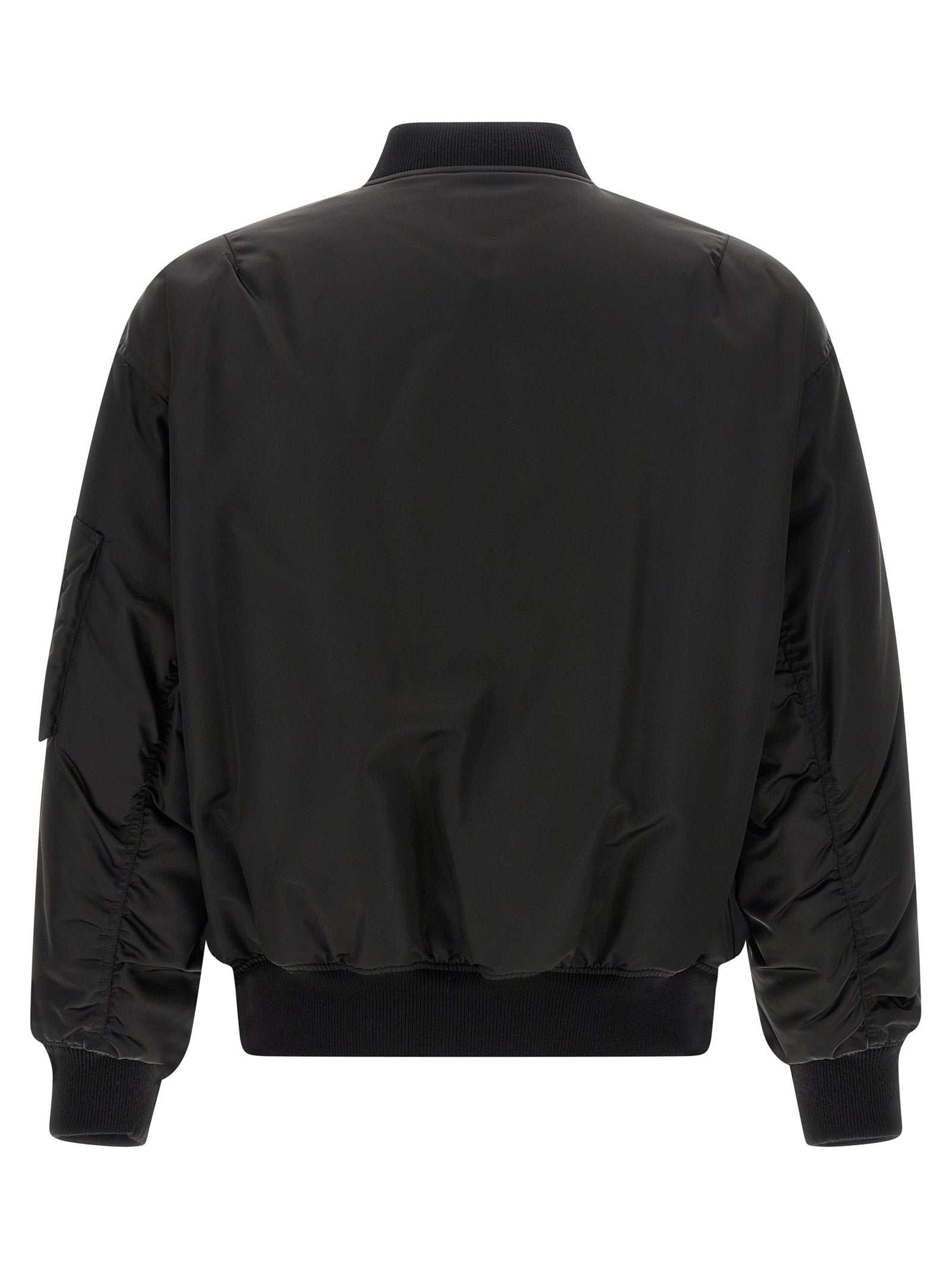 Saint Laurent Schwarzer Bomber aus Polyamid