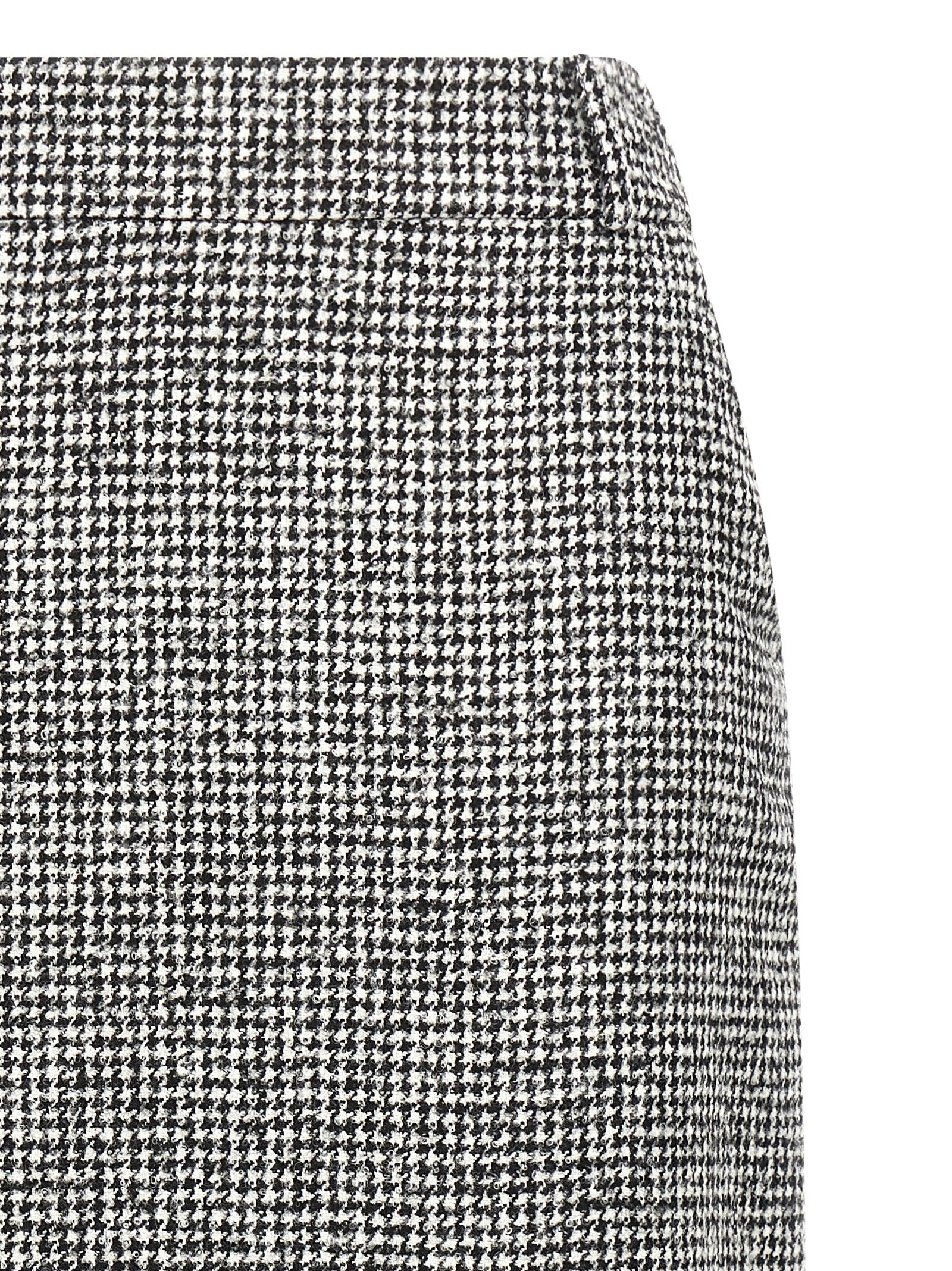 Ermanno Scervino Zweifarbiger Woll-Midirock