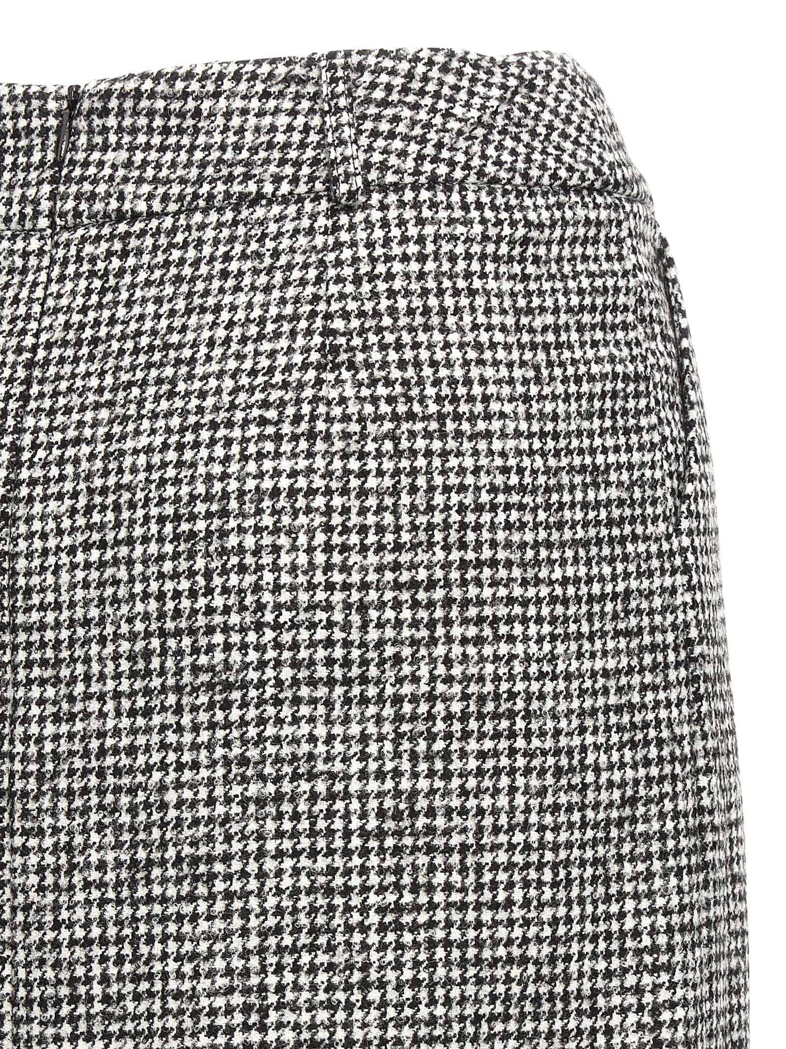 Ermanno Scervino Zweifarbiger Woll-Midirock