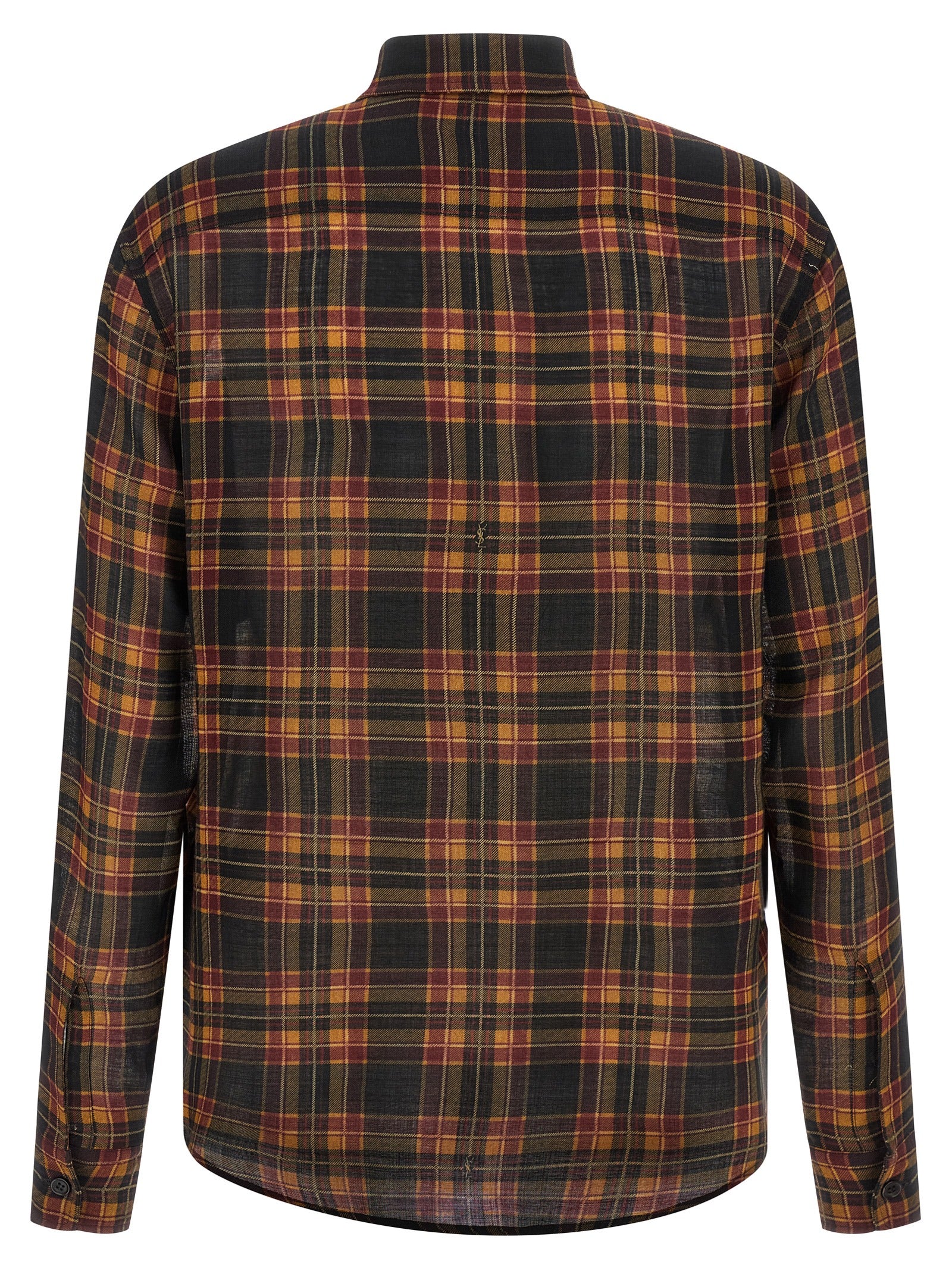 Saint Laurent Mehrfarbige Wollbluse