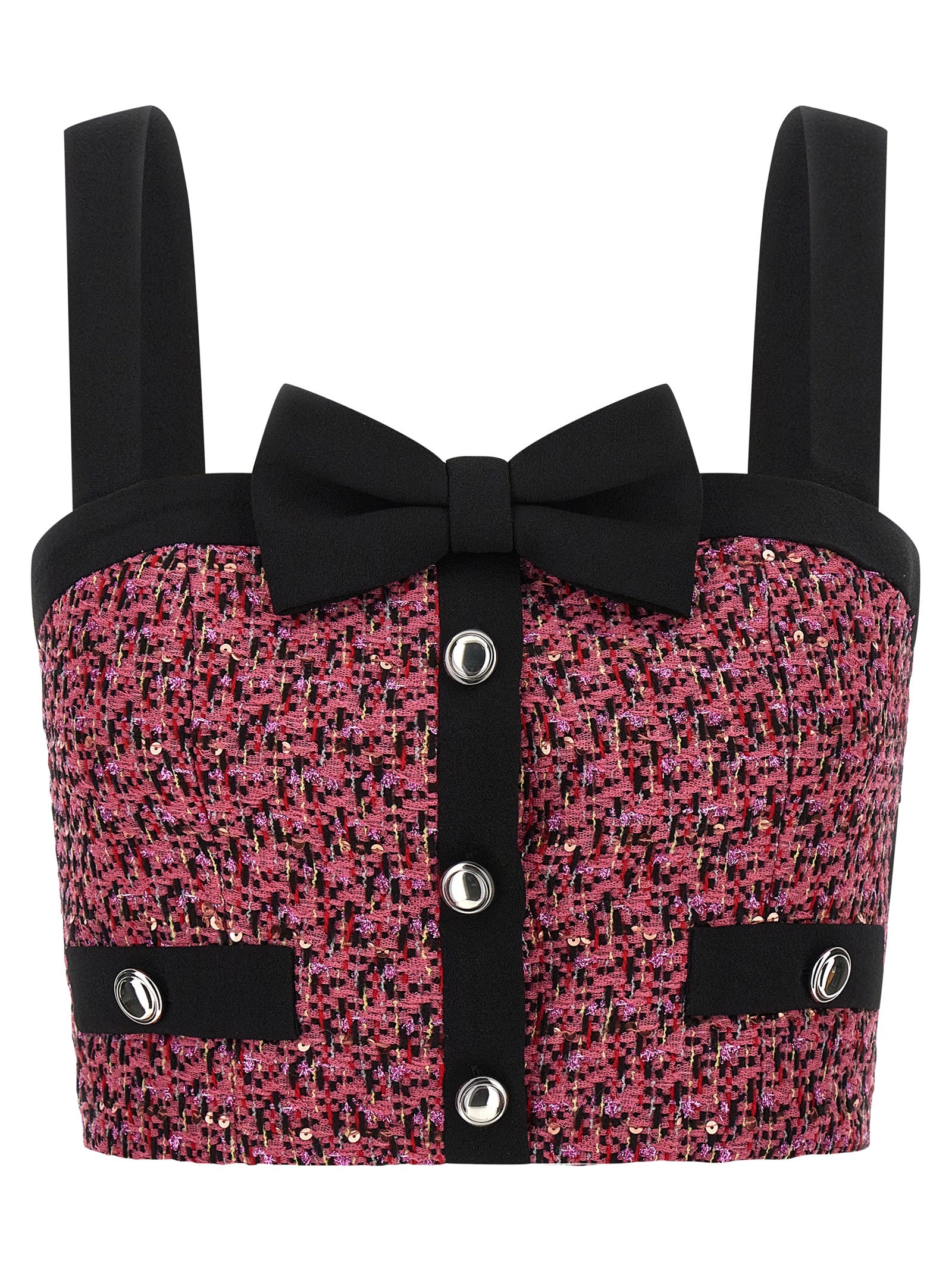 Alessandra Rich Mehrfarbige Polyamid-Tanktops