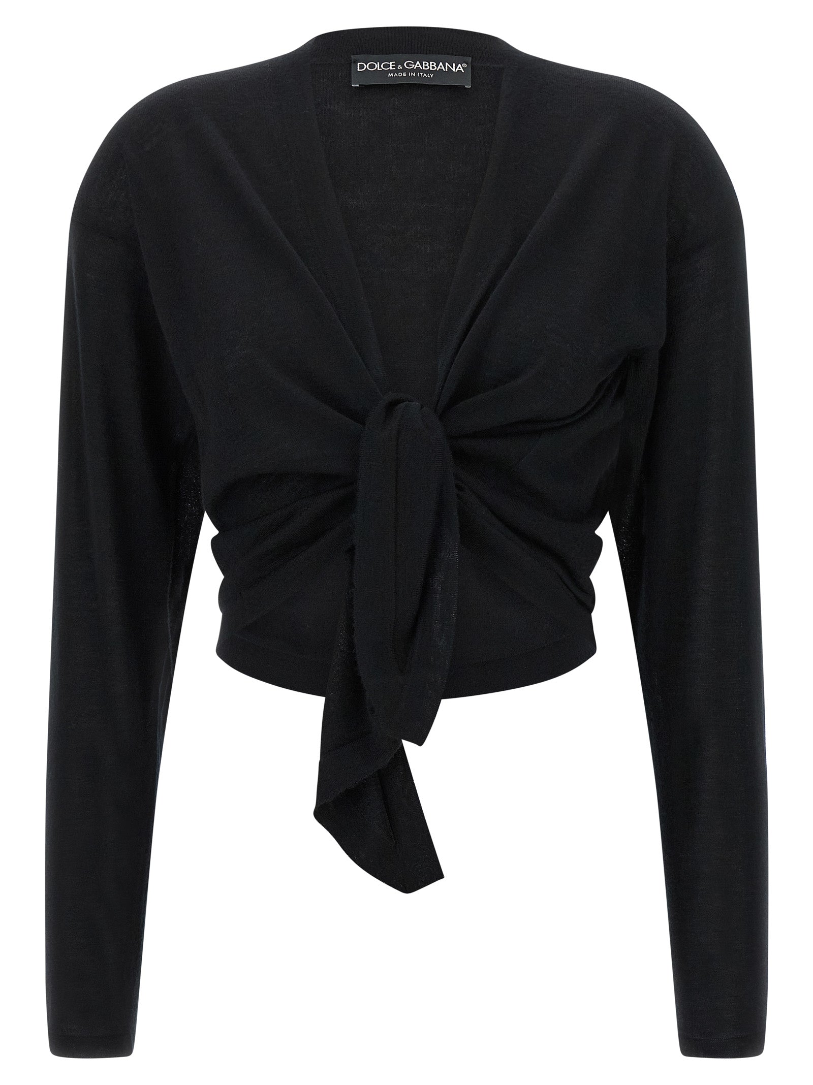 Dolce & Gabbana Schwarzer Kaschmir-Cardigan