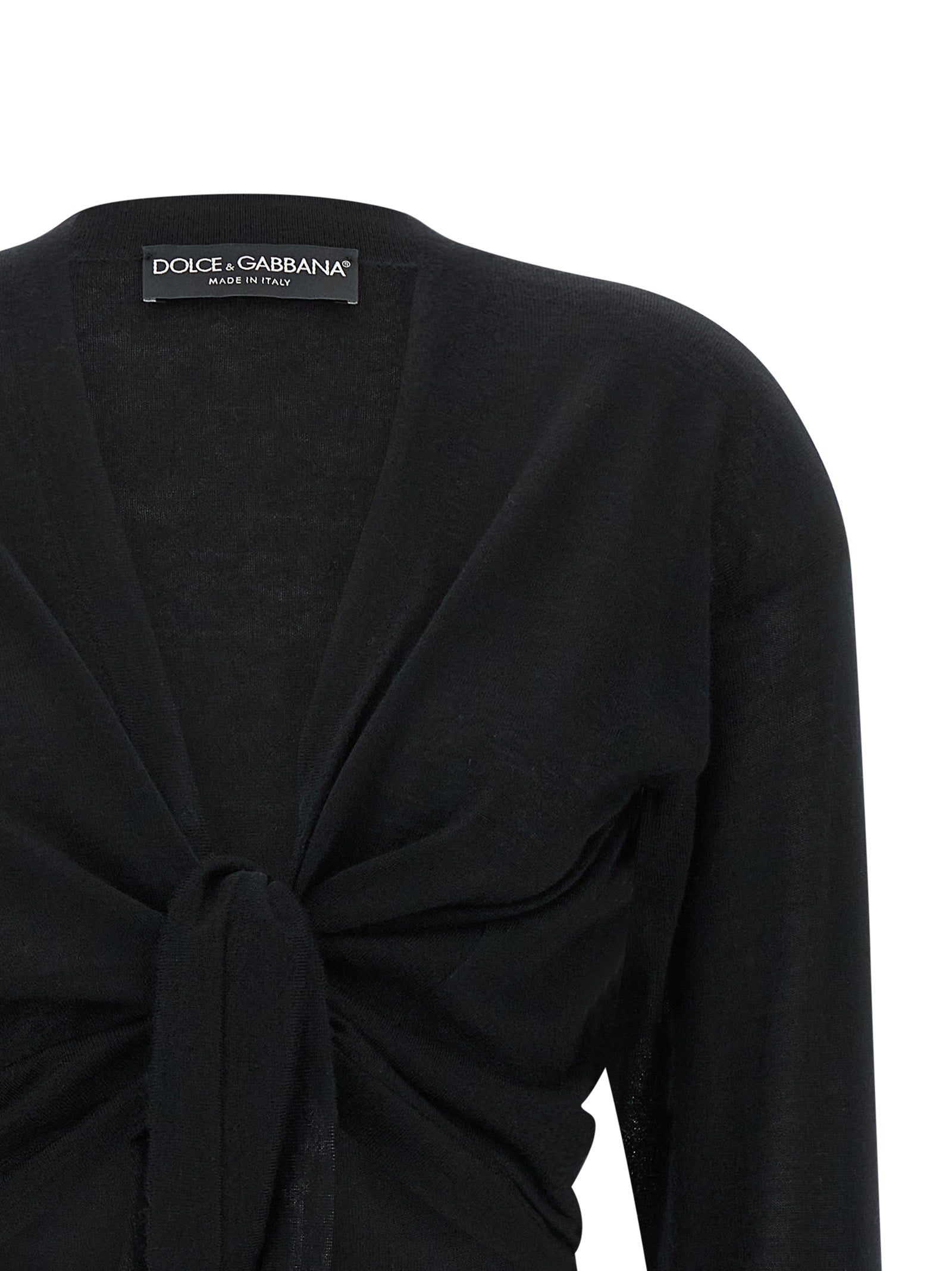 Dolce & Gabbana Schwarzer Kaschmir-Cardigan