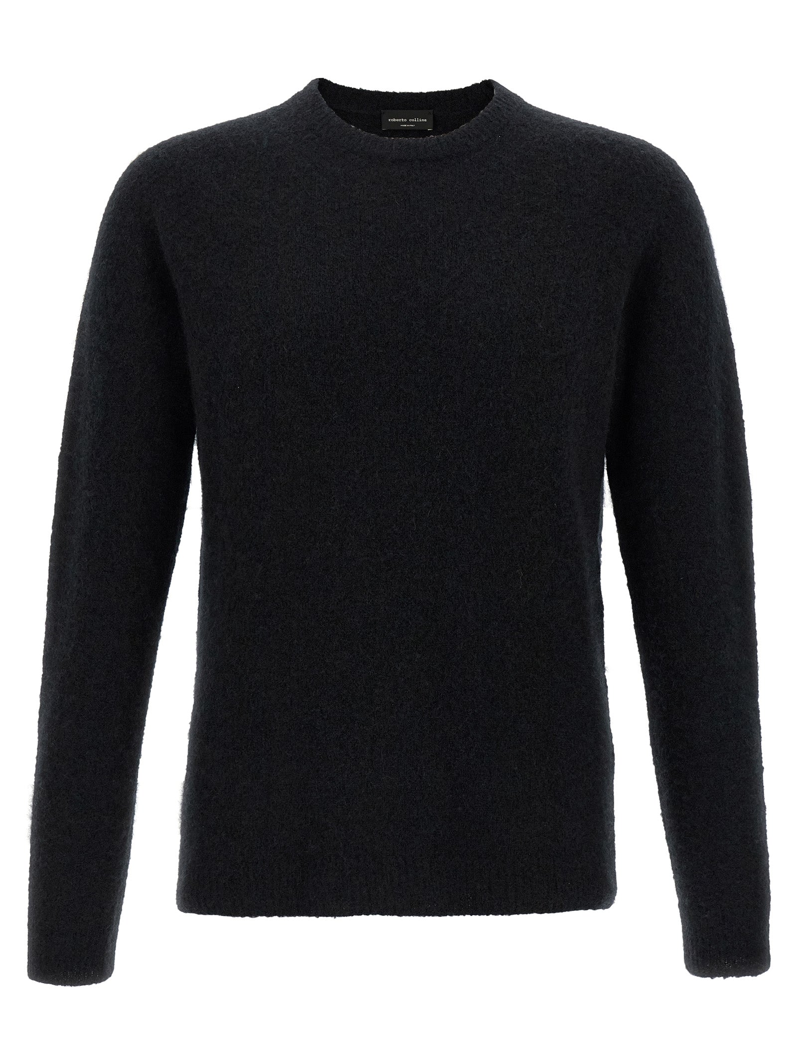 Roberto Collina Schwarzer Kaschmir-Cardigan