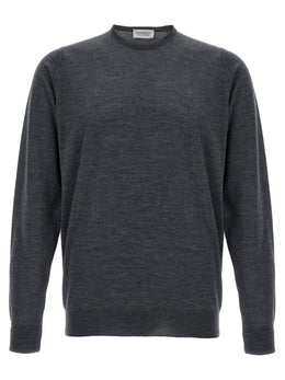 JOHN SMEDLEY Brauner Cardigan aus Merinowolle
