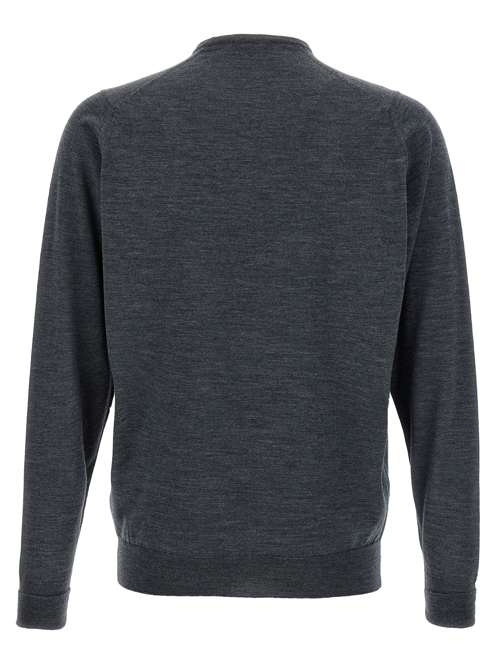 JOHN SMEDLEY Brauner Cardigan aus Merinowolle