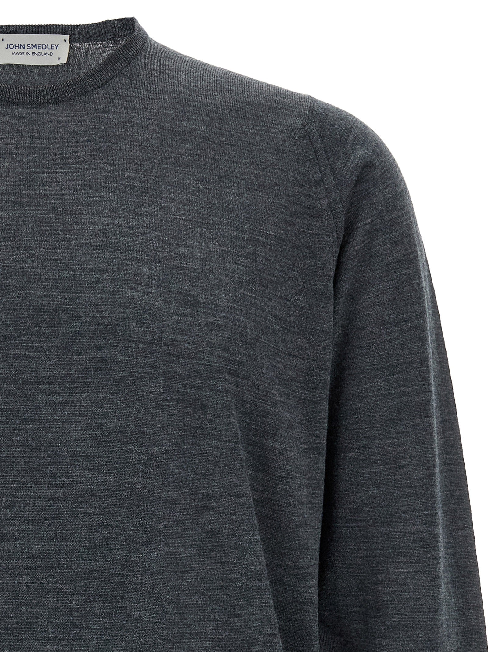 JOHN SMEDLEY Brauner Cardigan aus Merinowolle