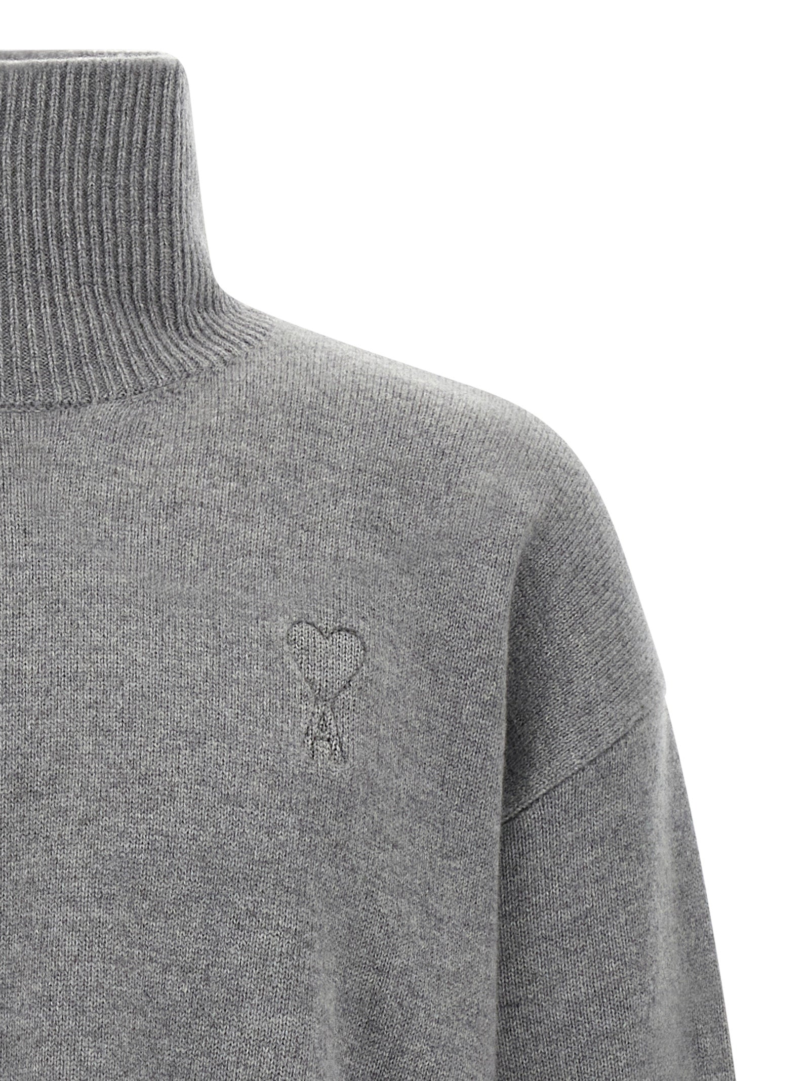 Ami Paris Grauer Wollcardigan