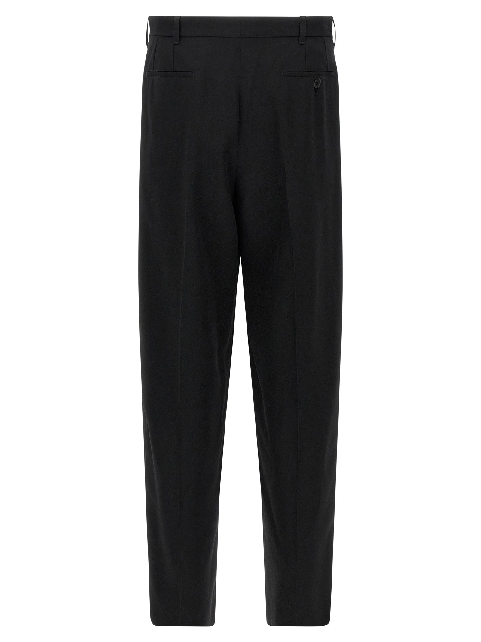 Marni Schwarze Hose aus reiner Schurwolle