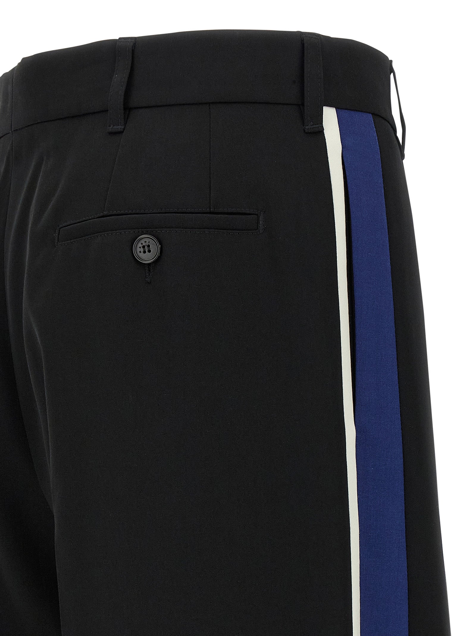 Marni Schwarze Hose aus reiner Schurwolle