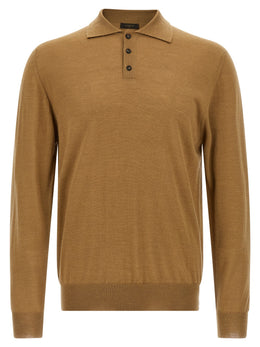 ZANONE Beige Kaschmir-Poloshirt