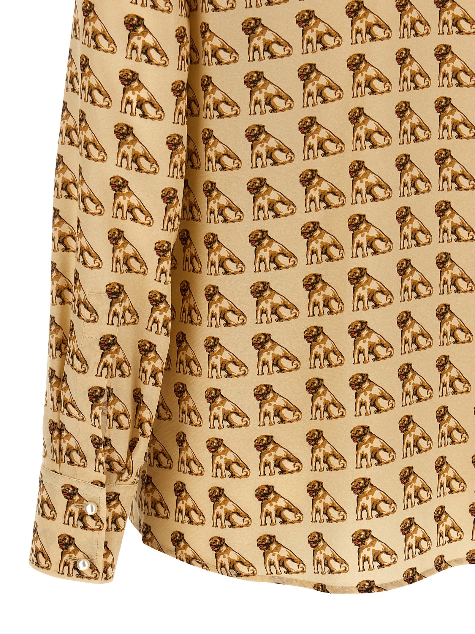 Valentino Garavani Beige Seidenbluse