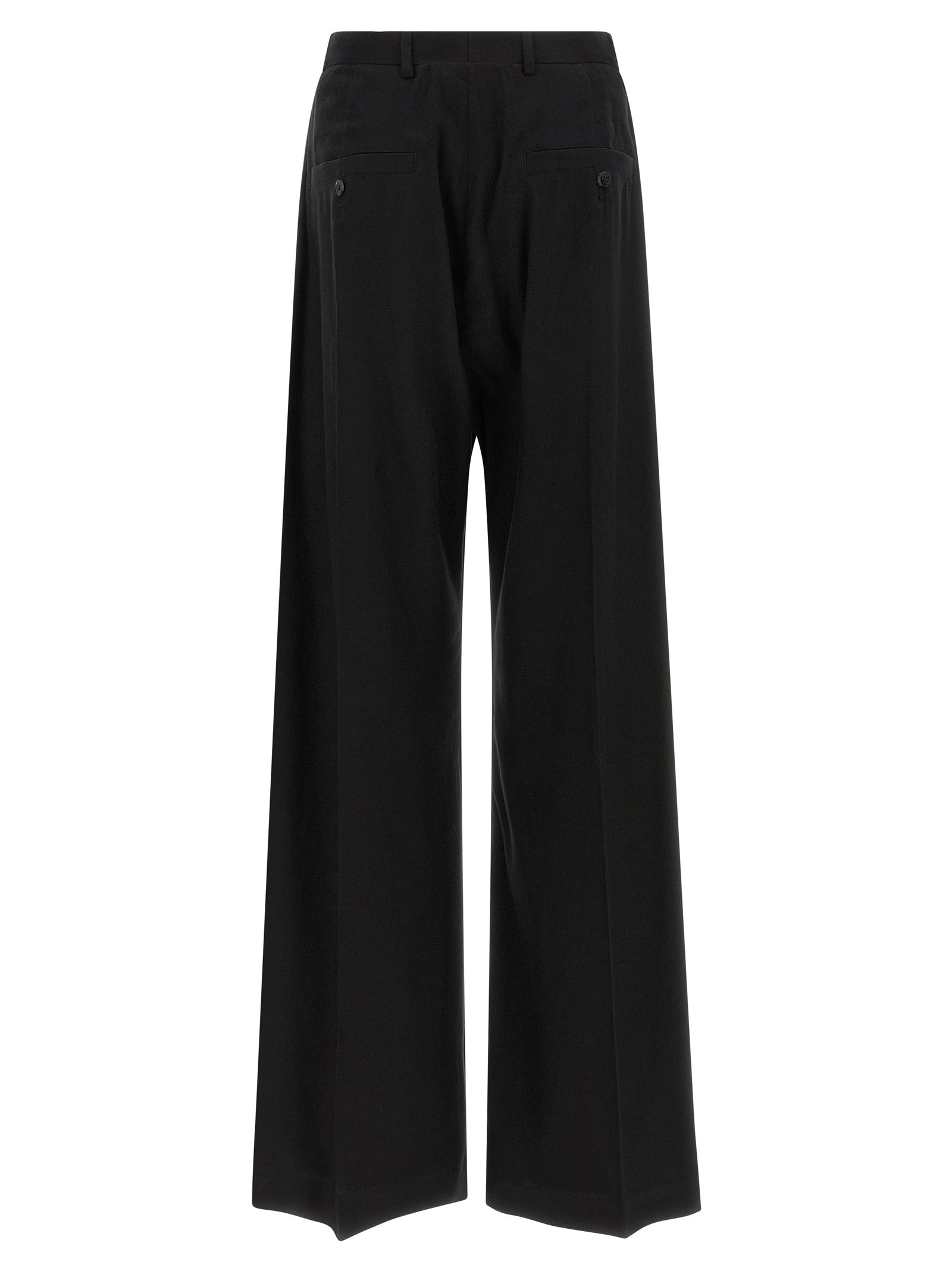 Rick Owens Schwarze Baumwollhose