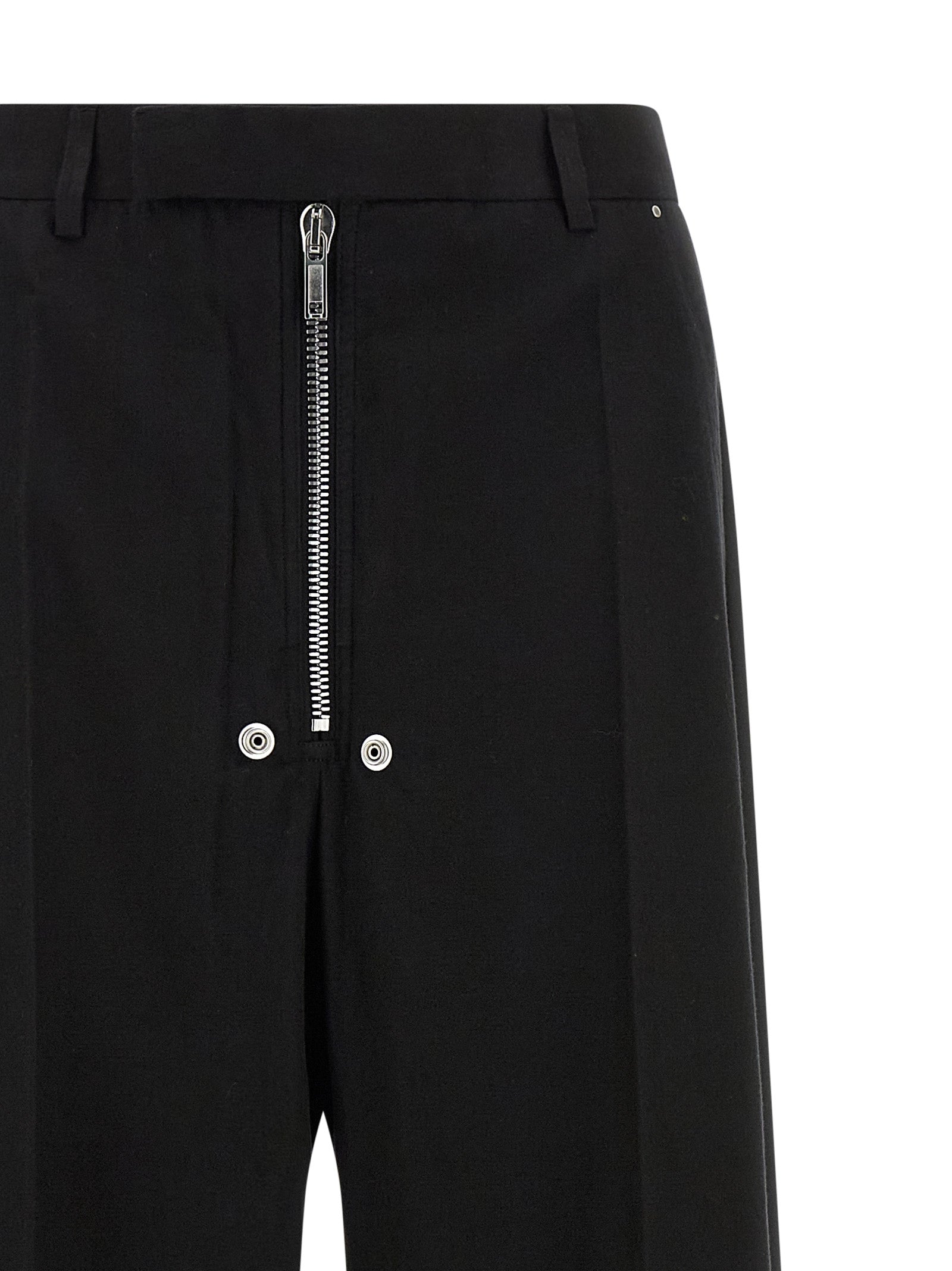 Rick Owens Schwarze Baumwollhose
