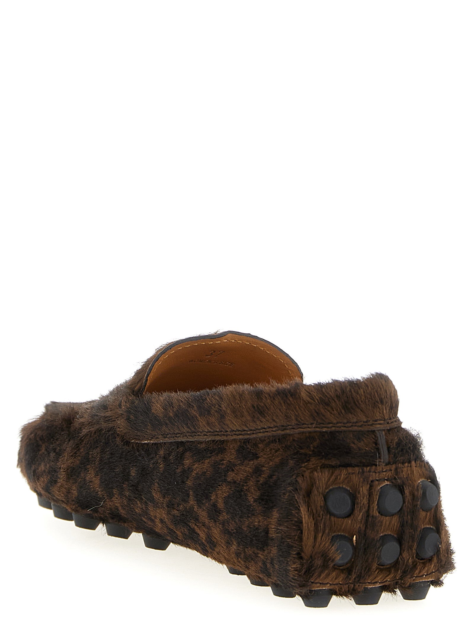 Tod's Braune Kalbsleder-Slipper