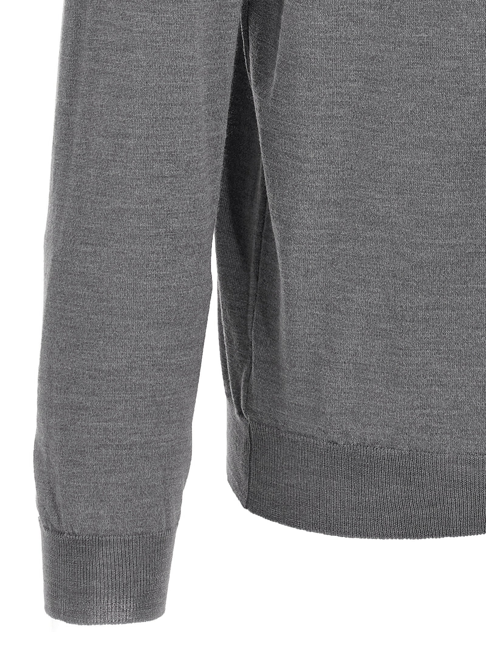 ZANONE Graues Kaschmir-Poloshirt