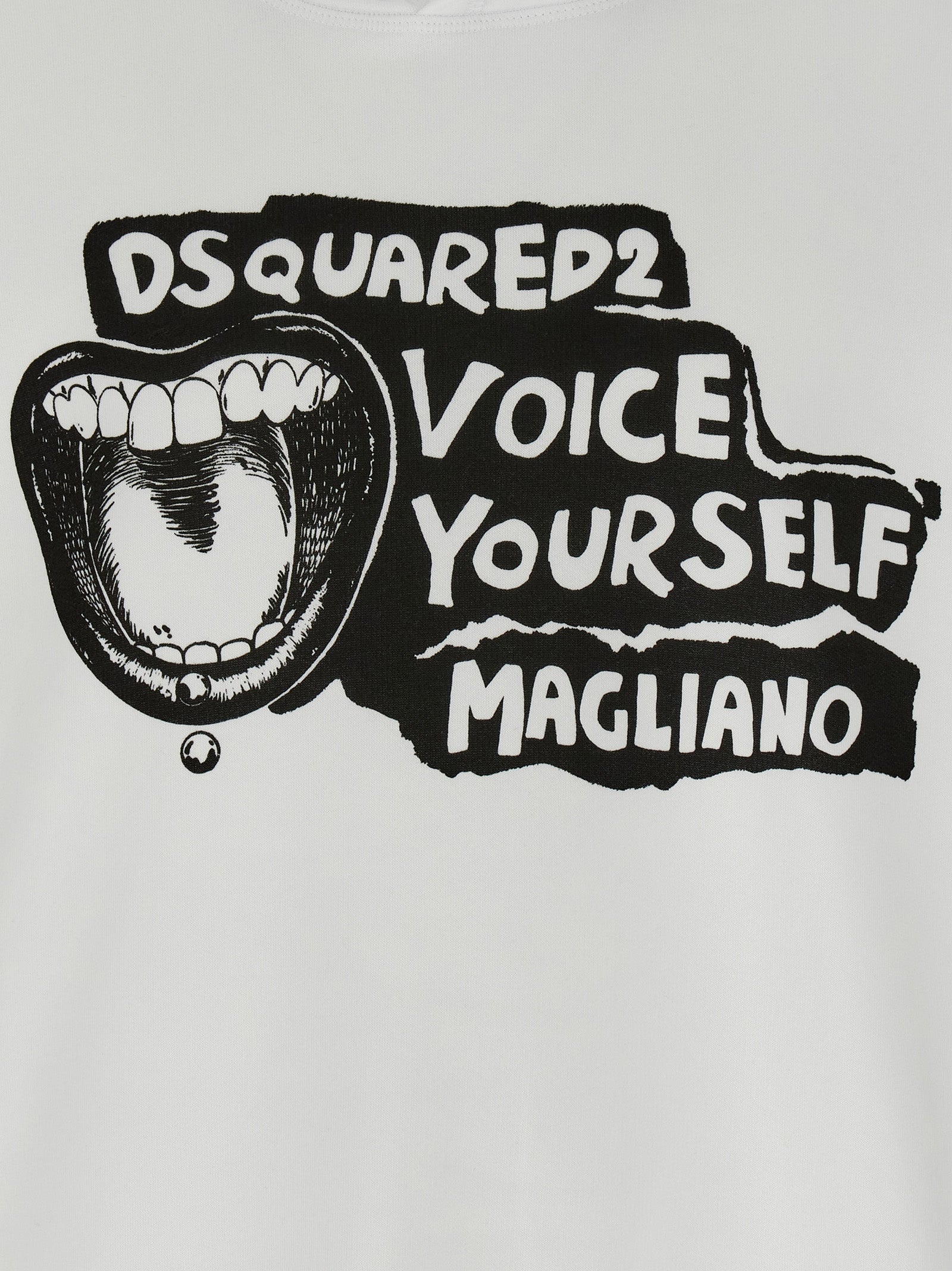 Dsquared² Zweifarbiger Baumwollpullover
