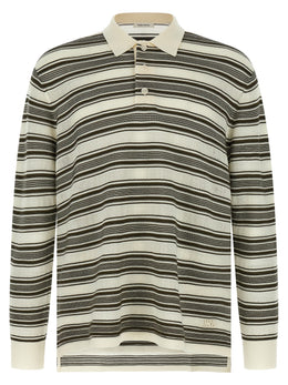 WALES BONNER Mehrfarbiges Woll-Poloshirt