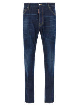 Dsquared² Blaue Jeans aus Baumwolle im geraden Schnitt