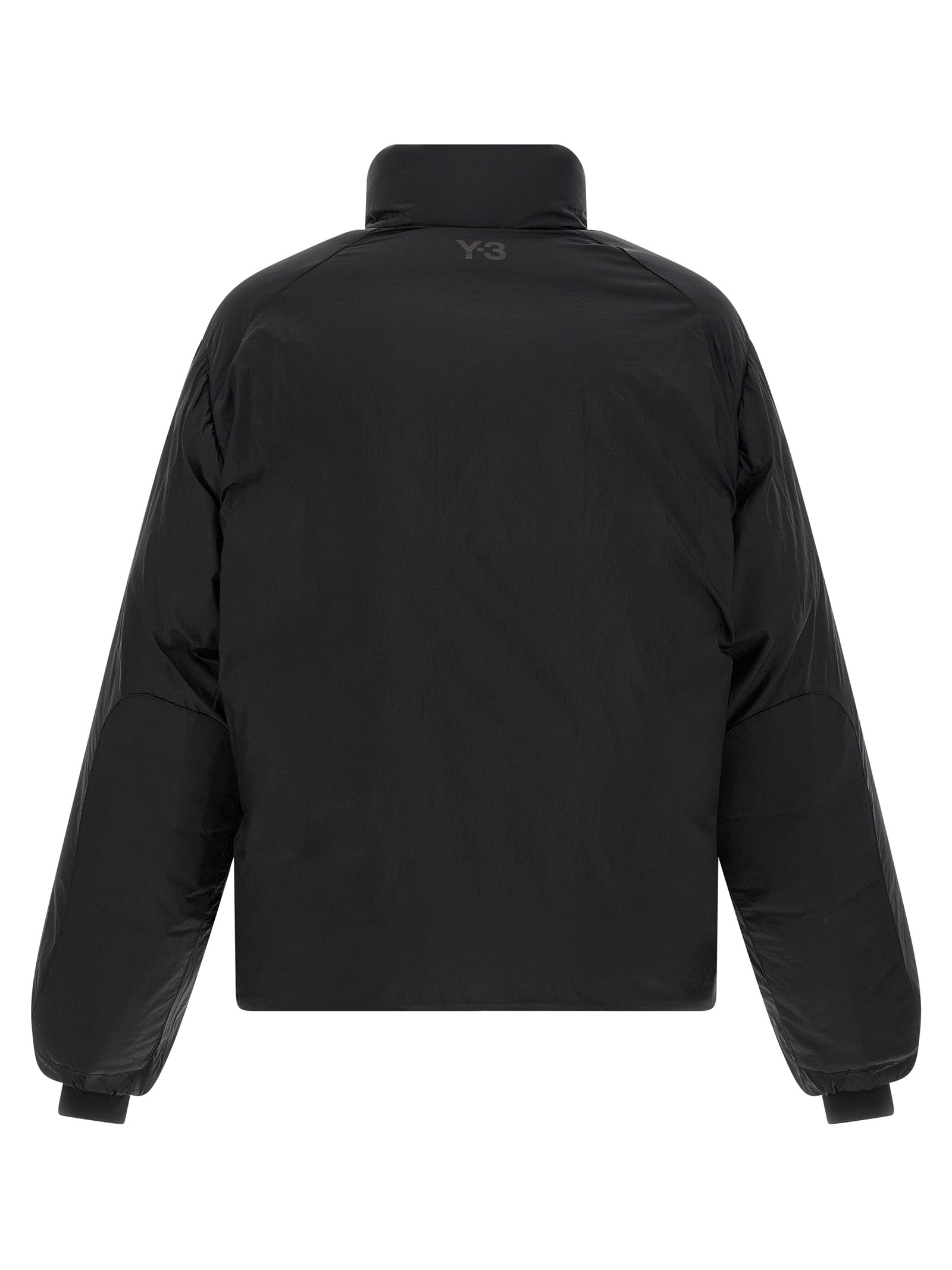 Y-3 Schwarze Polyamid-Shell-Jacke