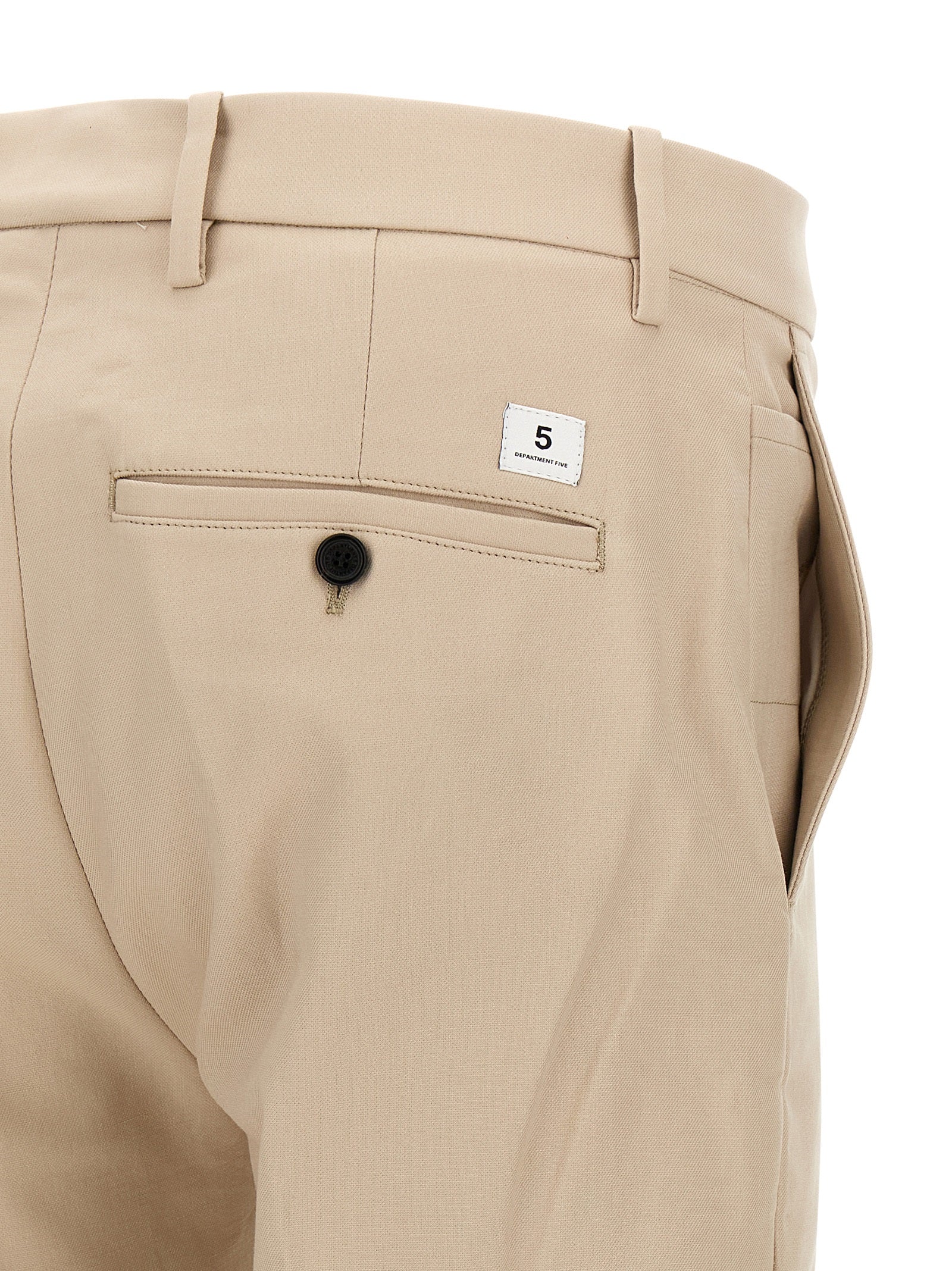 Department 5 Beige Baumwoll-Chino-Hose