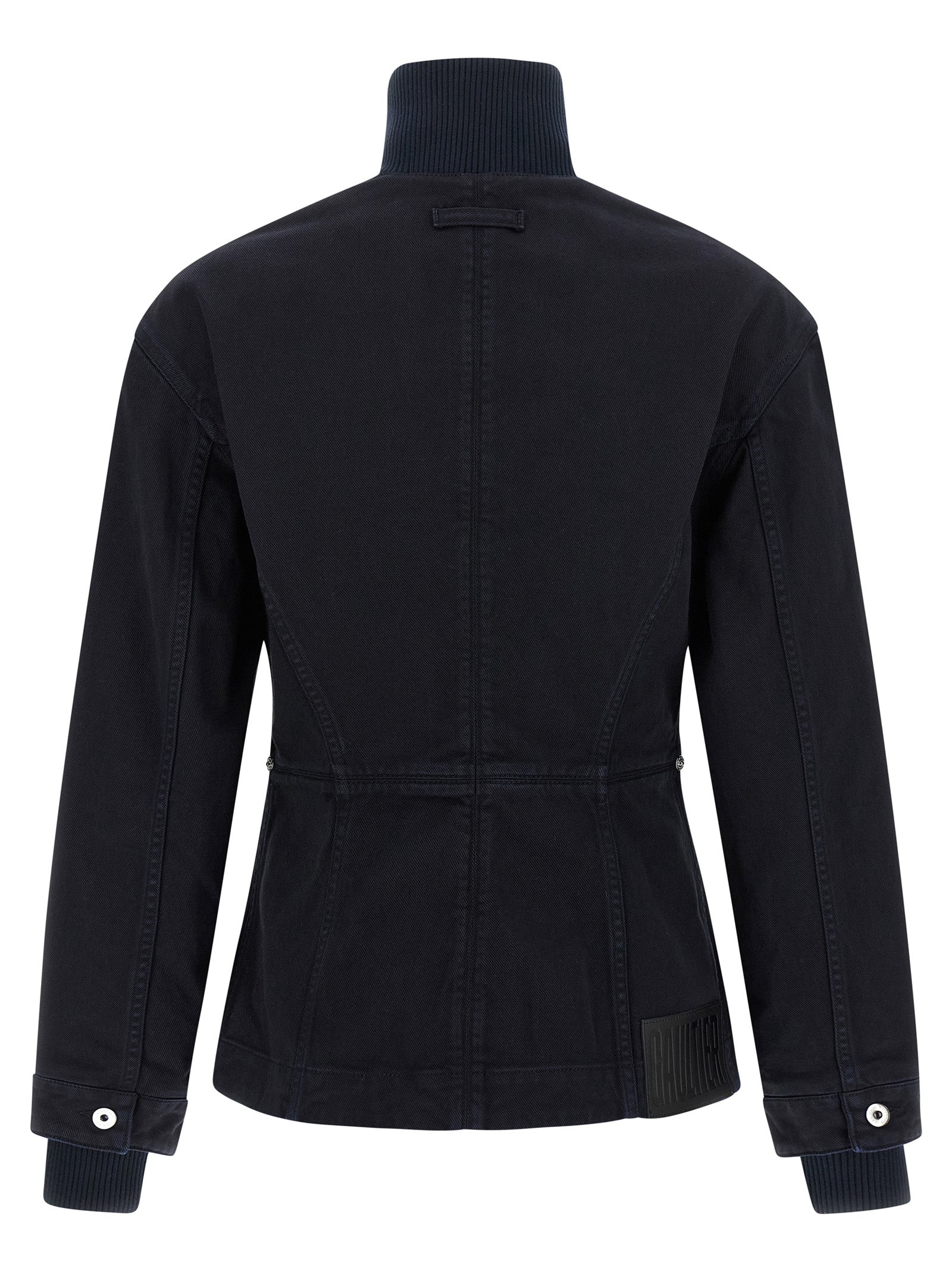 Jean Paul Gaultier Blaue Jeansjacke aus Baumwolle