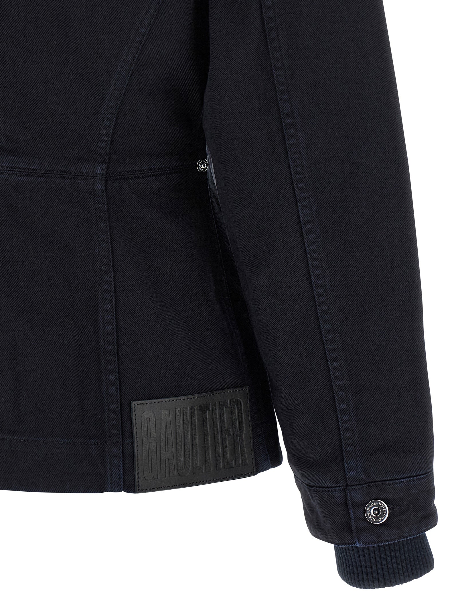 Jean Paul Gaultier Blaue Jeansjacke aus Baumwolle