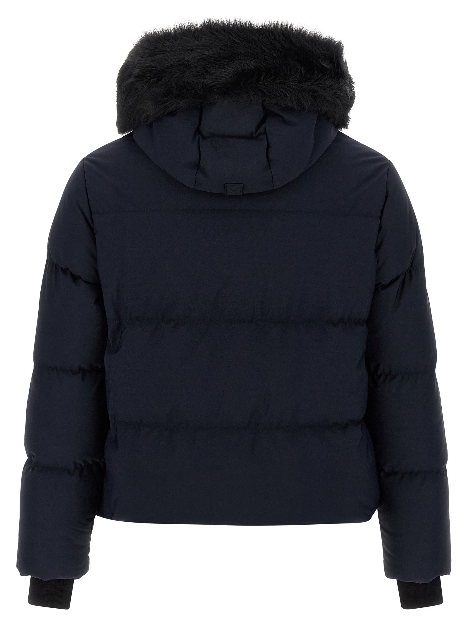 Moose Knuckles Vollständige Nylonjacke in Blau