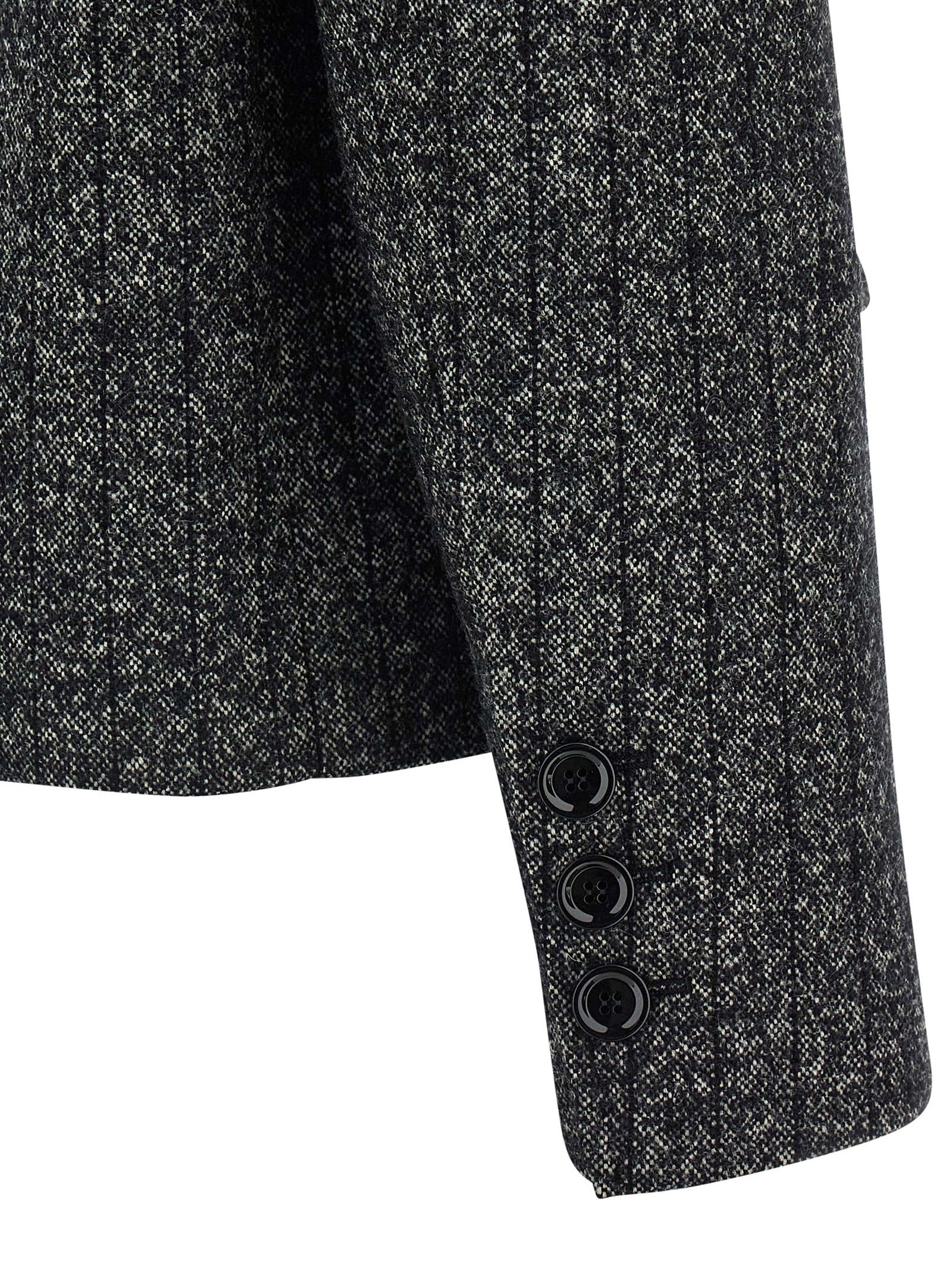 Dolce & Gabbana Zweifarbiger Blazer aus Elasthan