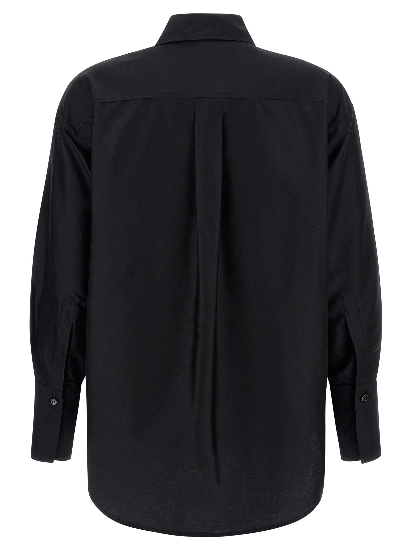 Alberto Biani Schwarze Seidenbluse