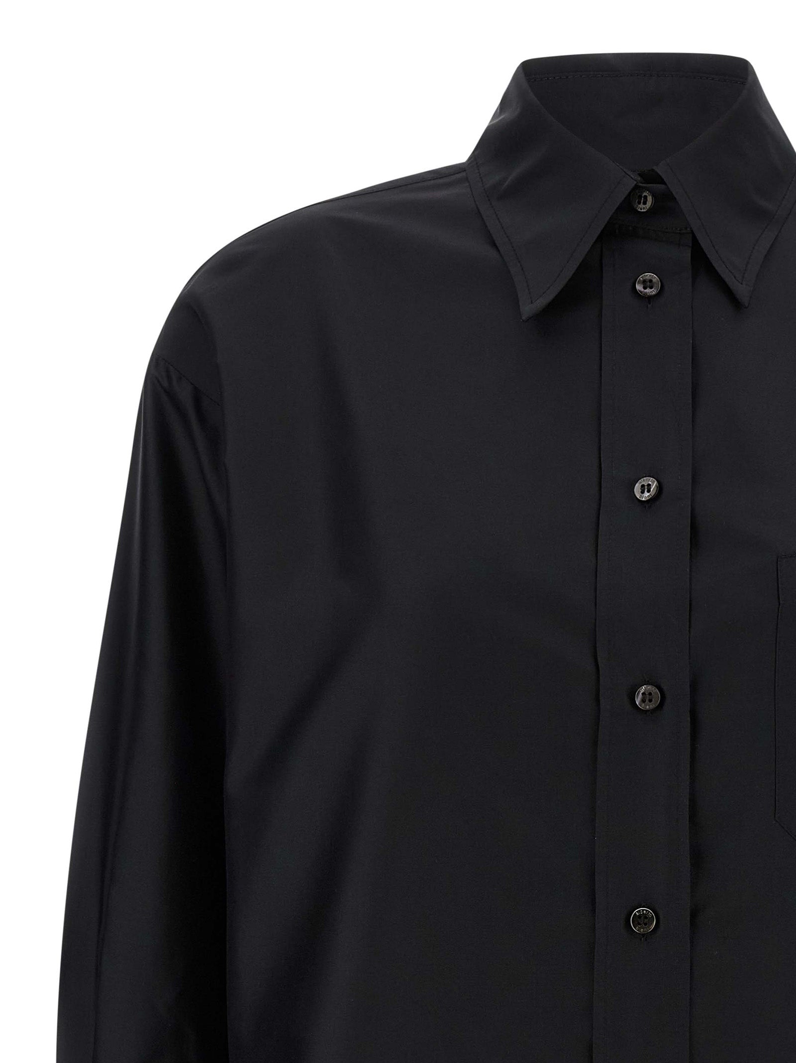 Alberto Biani Schwarze Seidenbluse