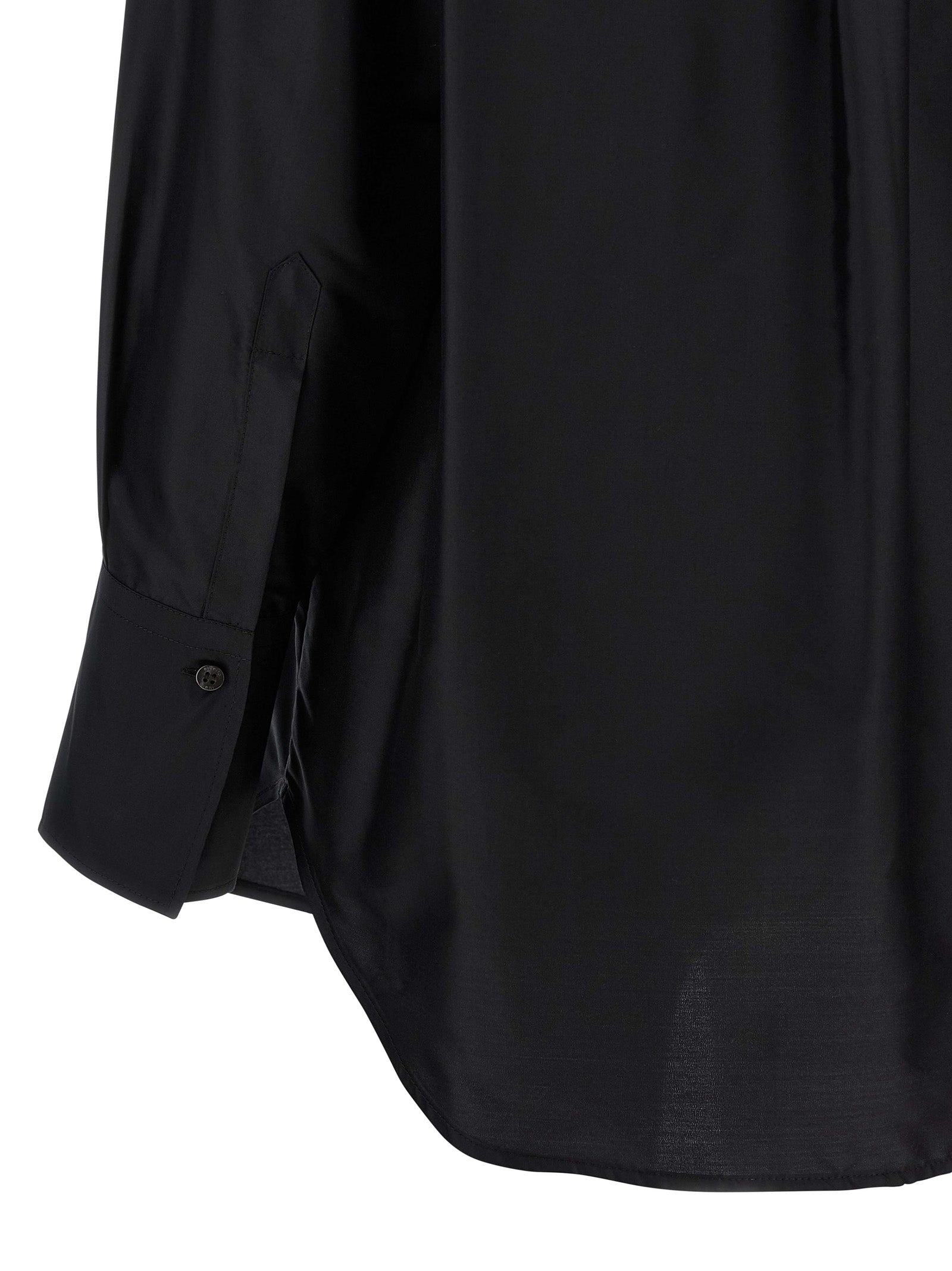 Alberto Biani Schwarze Seidenbluse