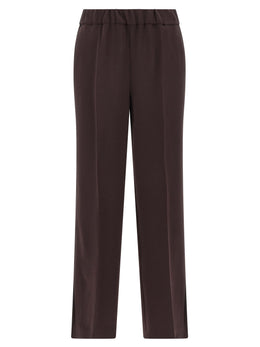 Alberto Biani Braune Triacetat Freizeithose