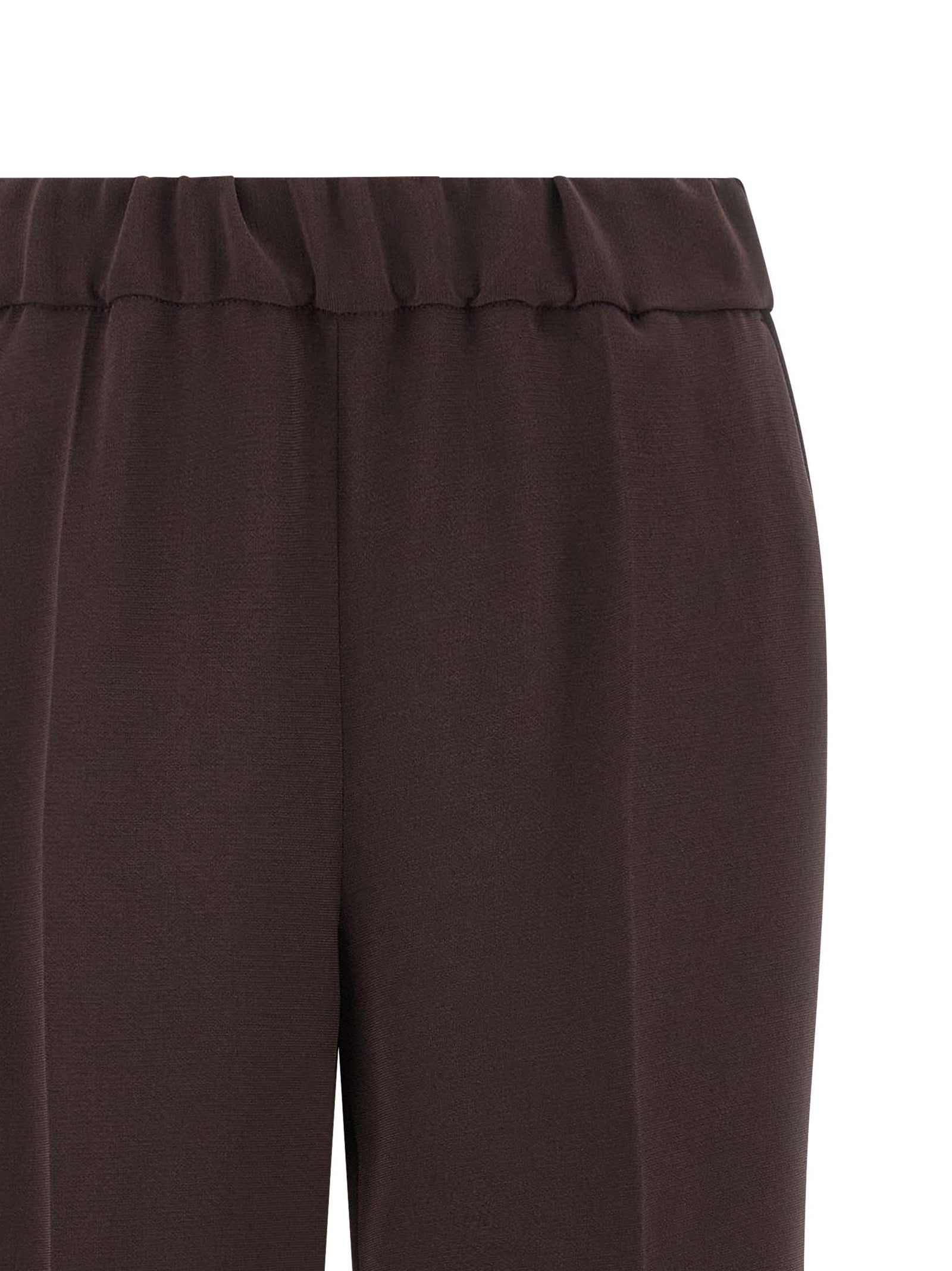 Alberto Biani Braune Triacetat Freizeithose