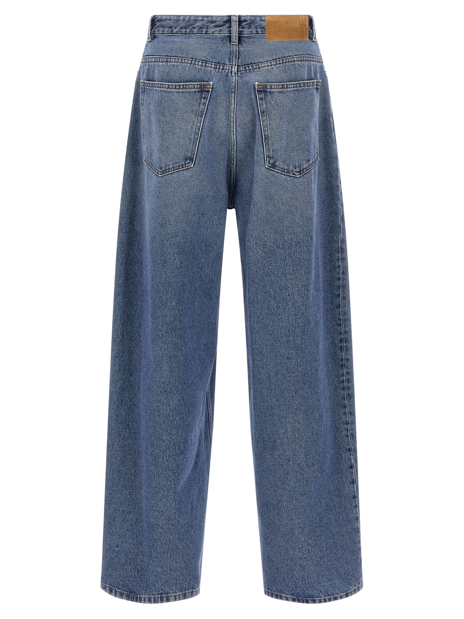 MM6 Maison Margiela Blaue Baumwolljeans Denim