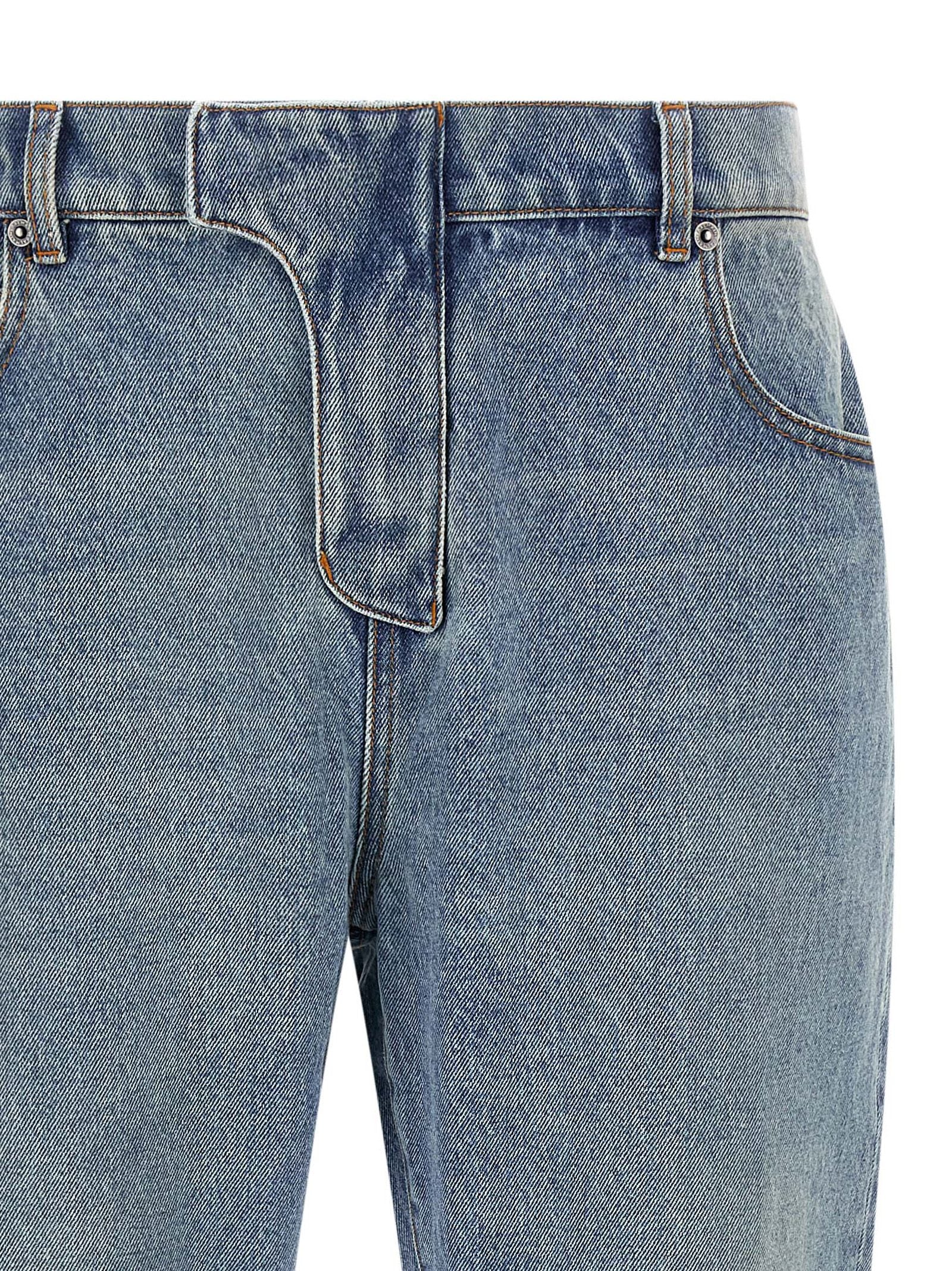 Balmain Blaue Baumwolljeans Denim
