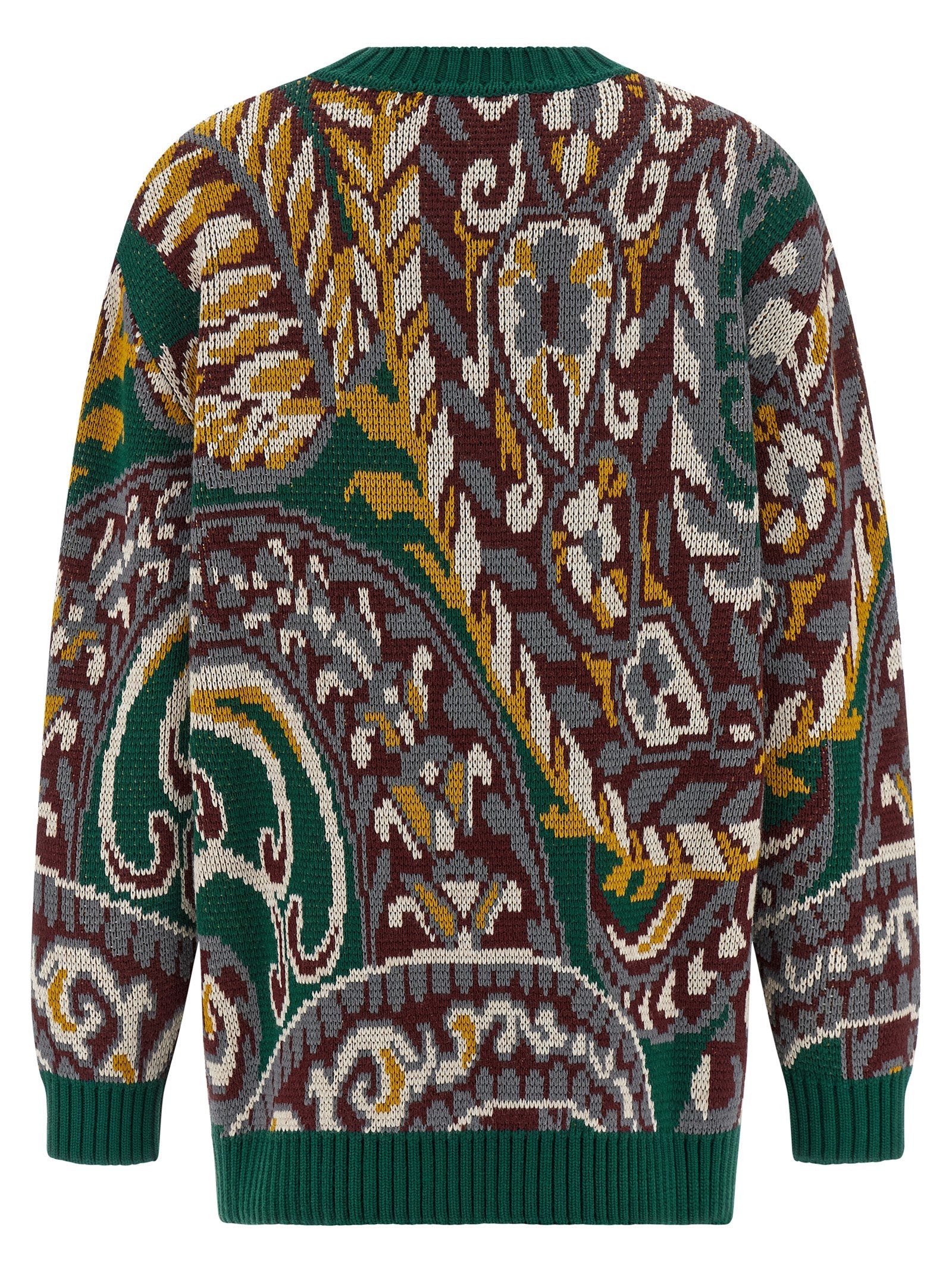 Etro Mehrfarbige Wollstrickjacke