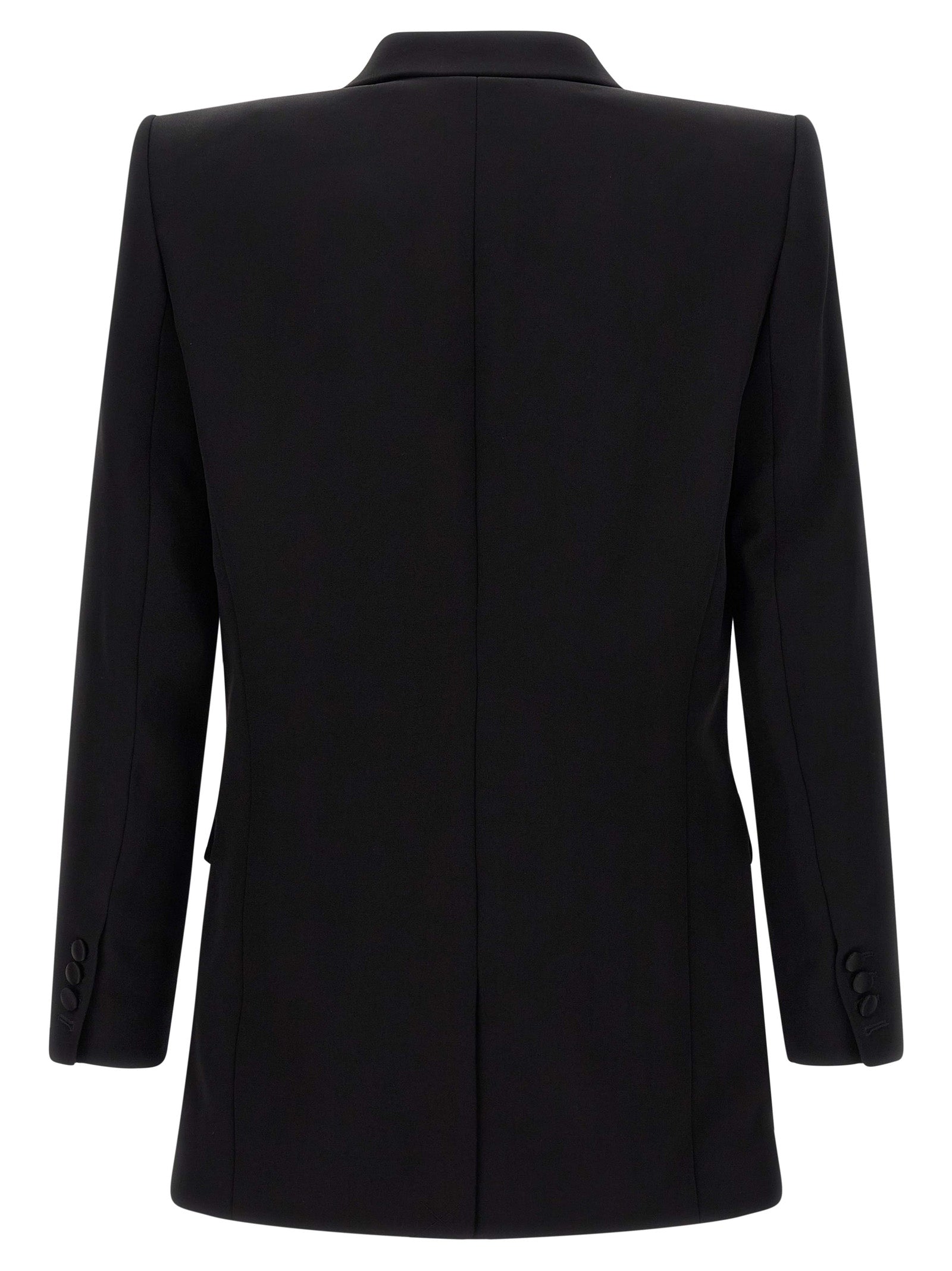 Balmain Schwarzer Blazer aus Viskose
