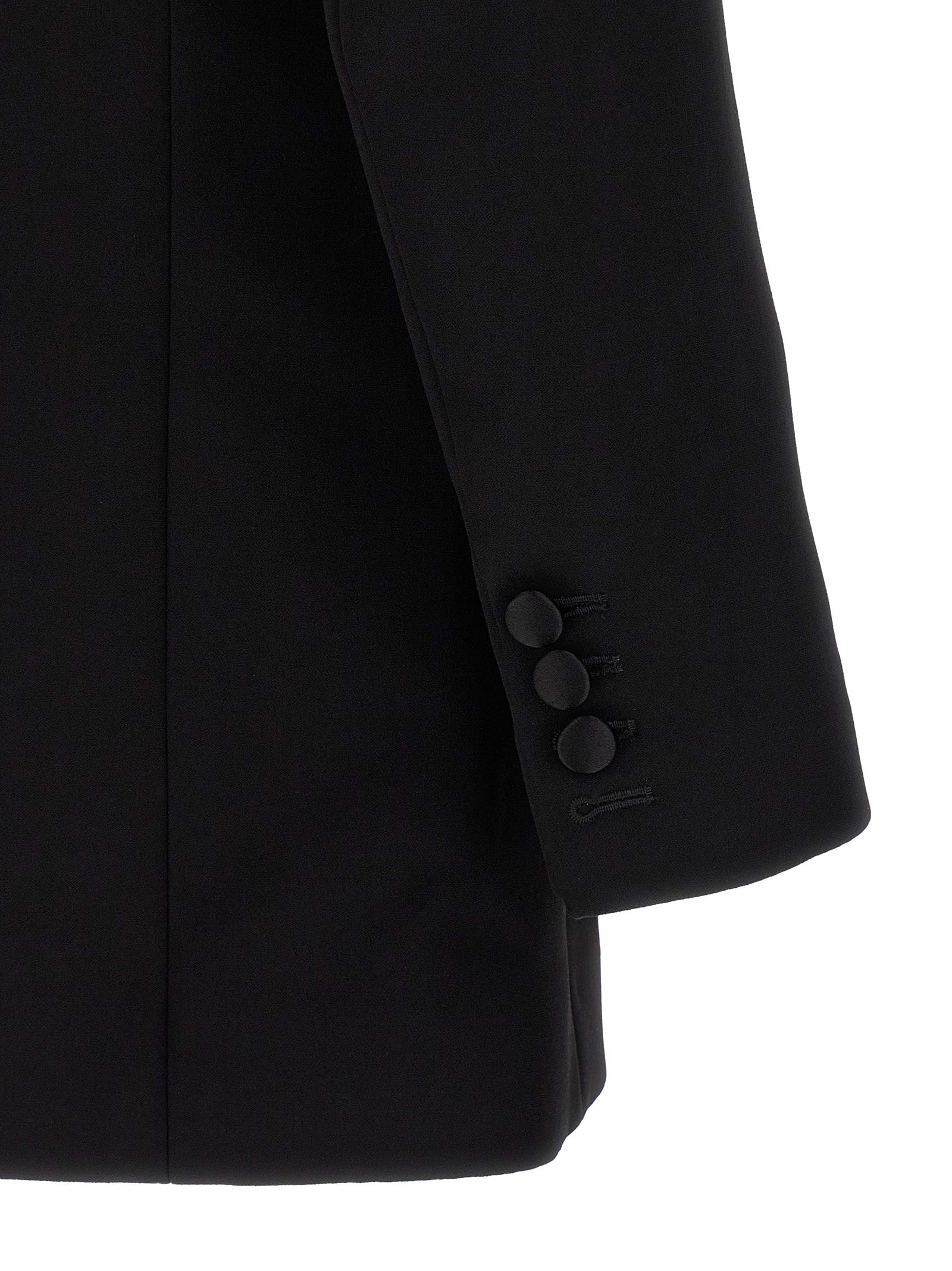 Balmain Schwarzer Blazer aus Viskose