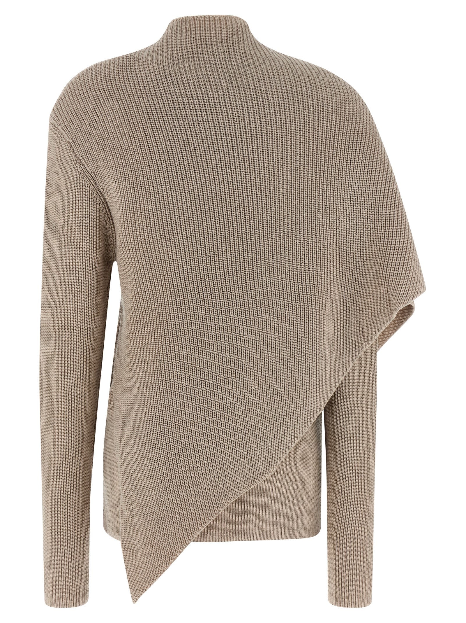 Entire Studios Beige Wollstrickjacke
